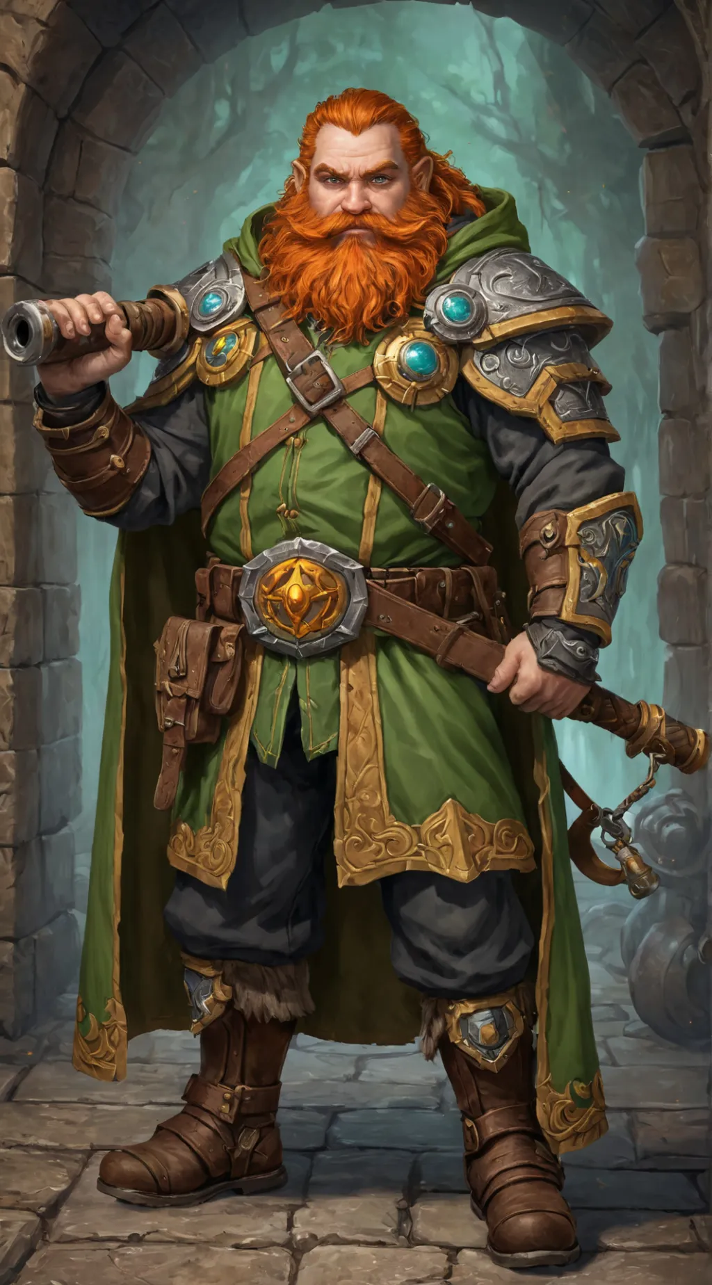 ai character: Grimbrew background