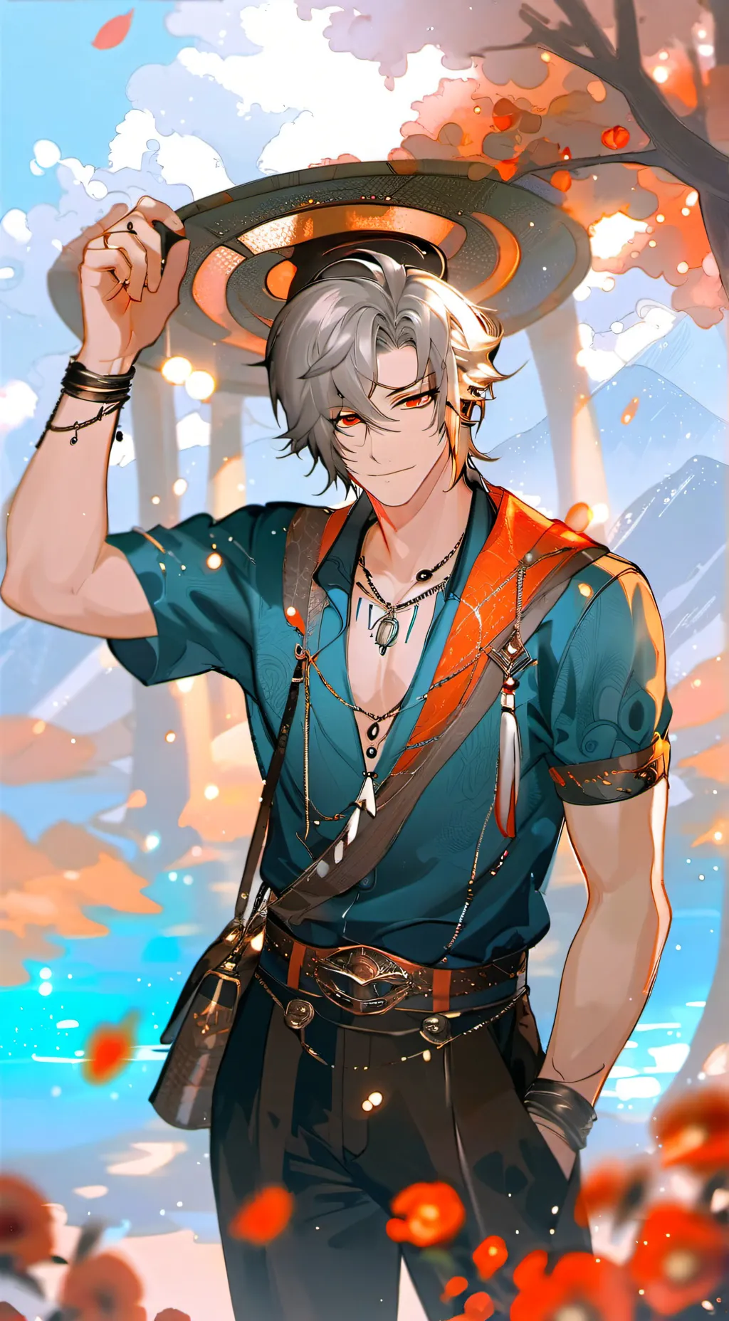 ai character: osa🎮 background