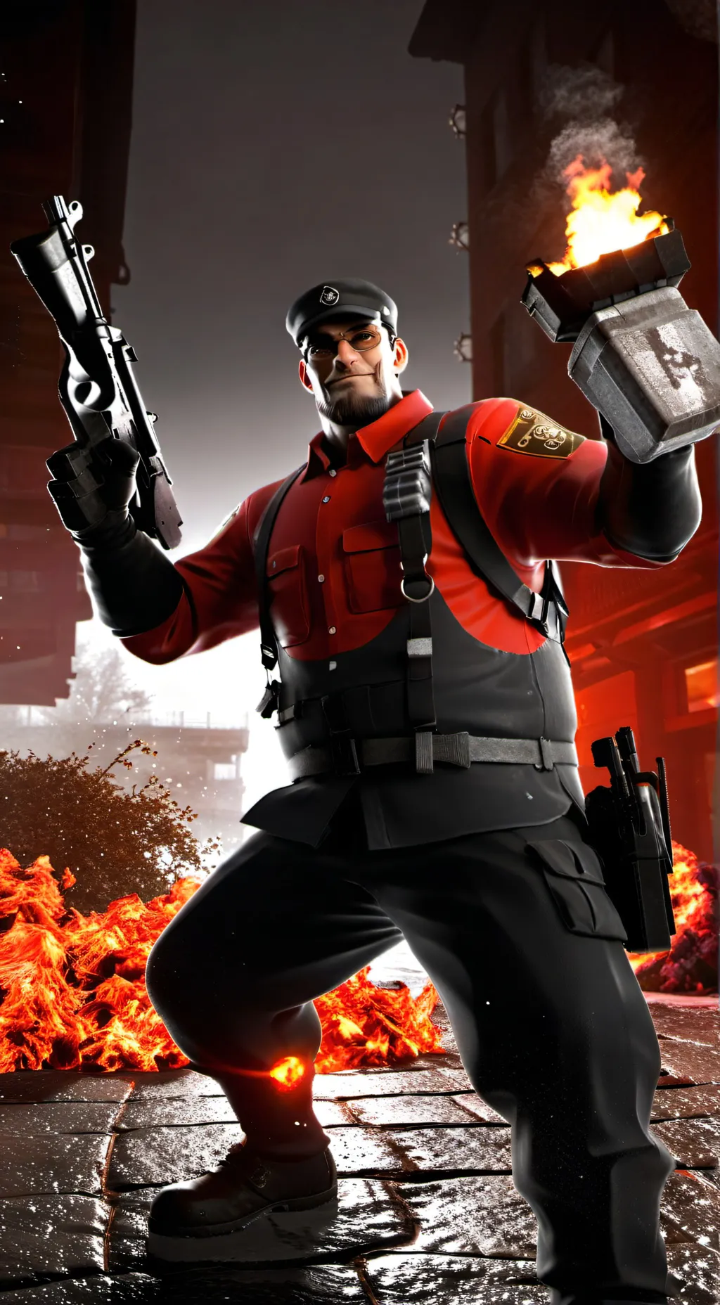 ai character: TF2 background