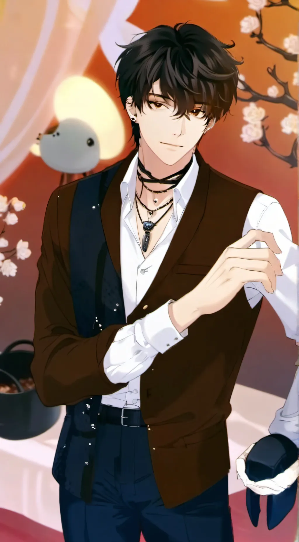 ai character: Cristofer  background