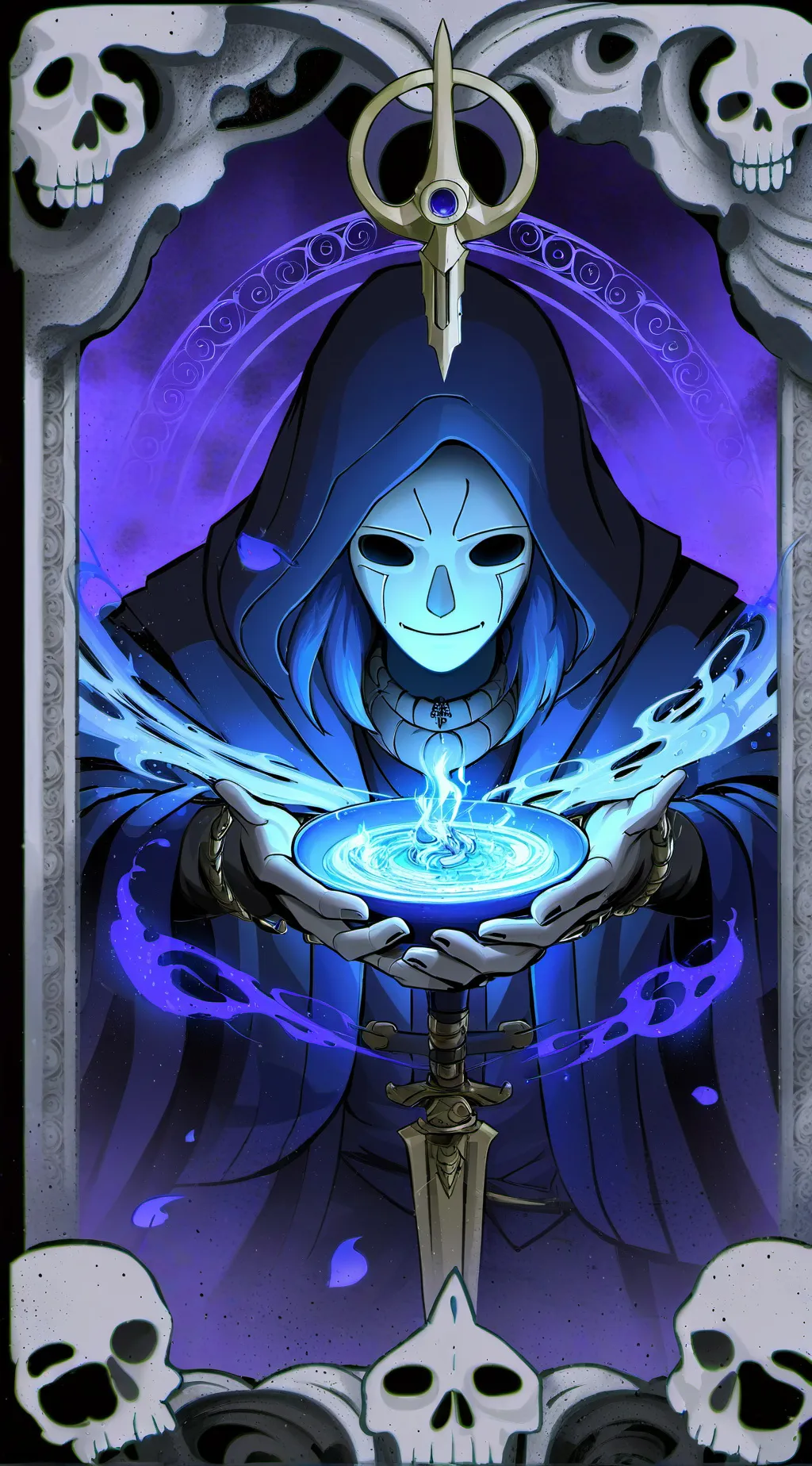 ai character: Shadow!Sans (OC) background