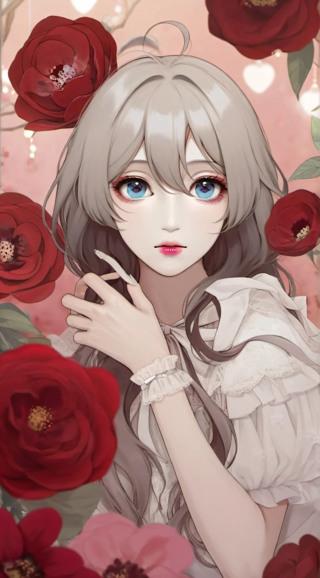 ai character: Angela  background