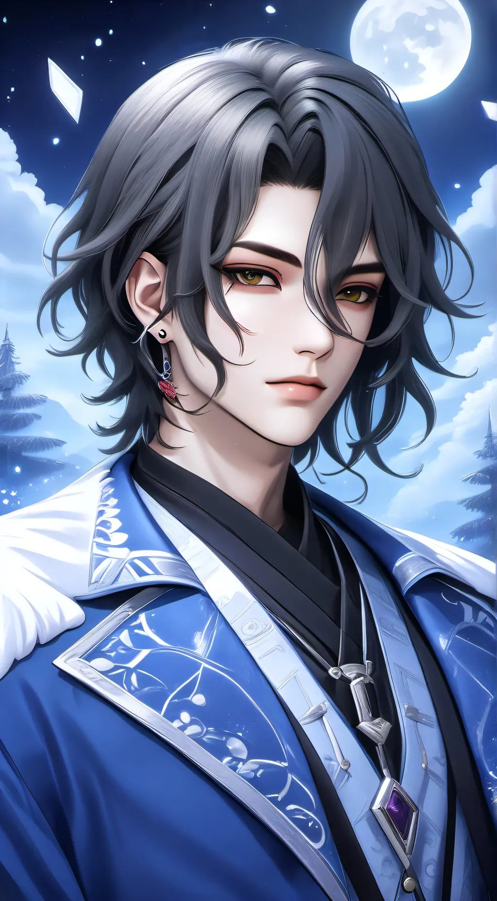 ai character: Yami Kazuragi background