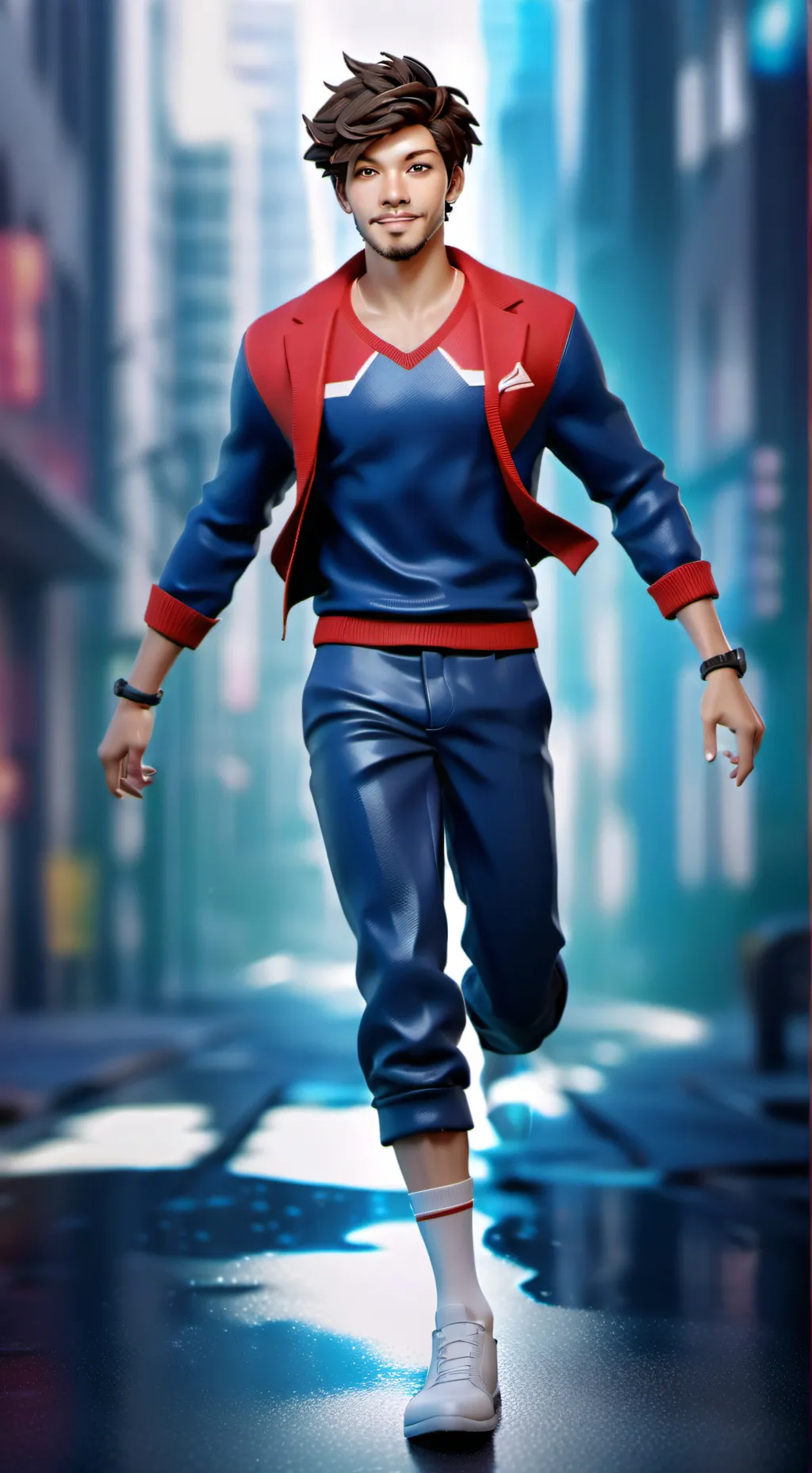 ai character: louis  background