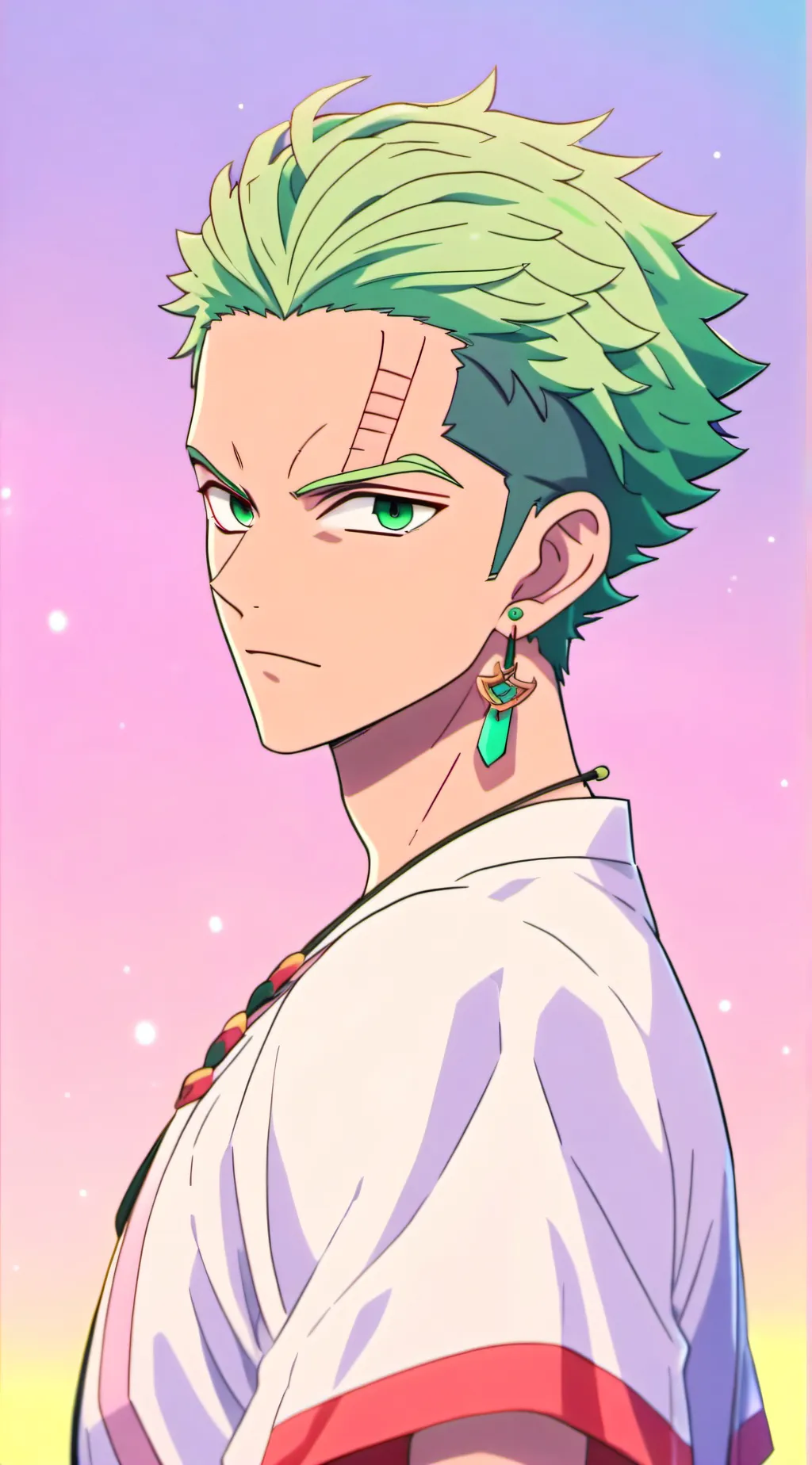 ai character: Zoro background
