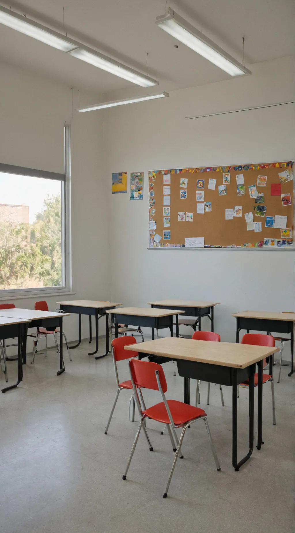 ai character: Classroom background