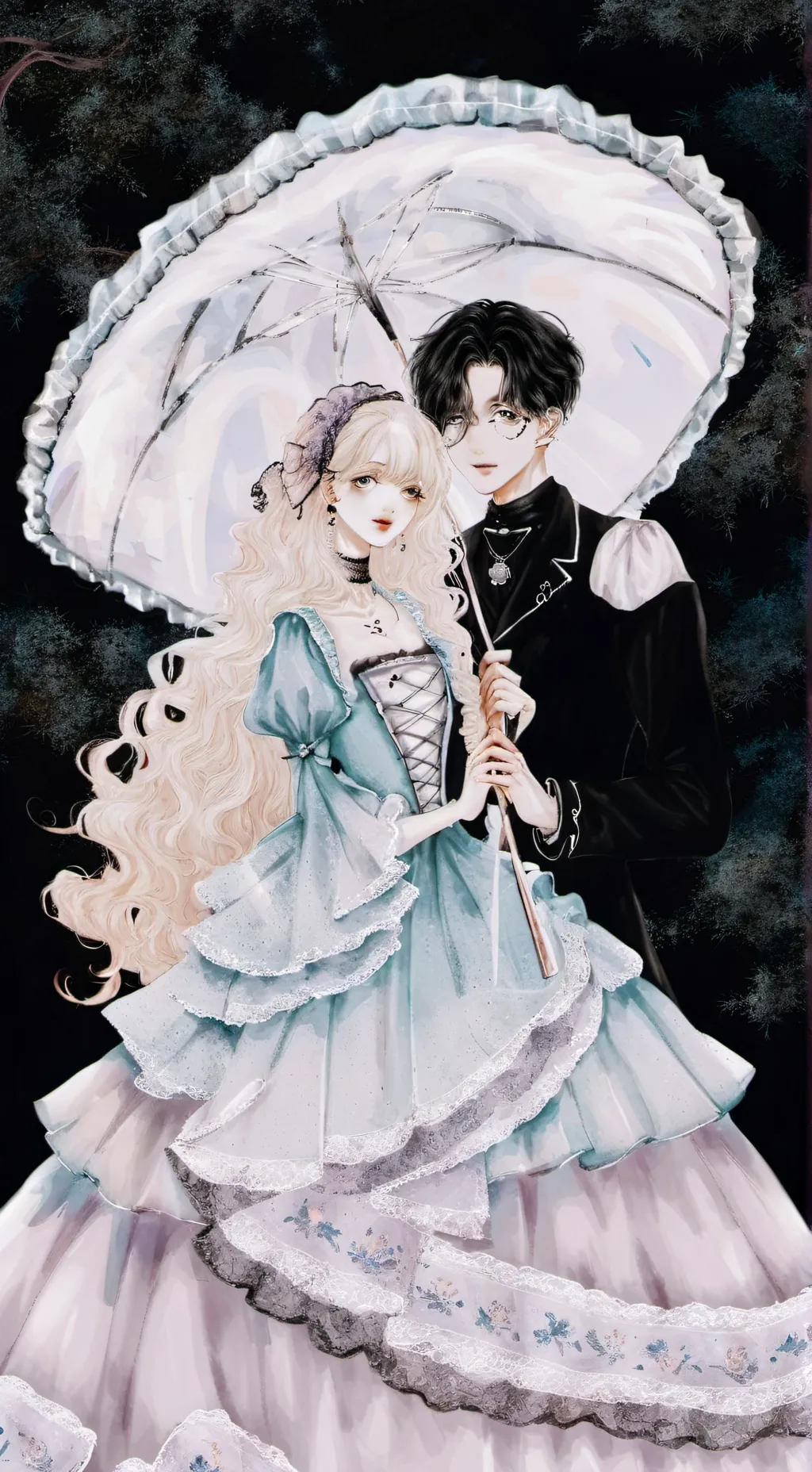 ai character: School Prom!  background