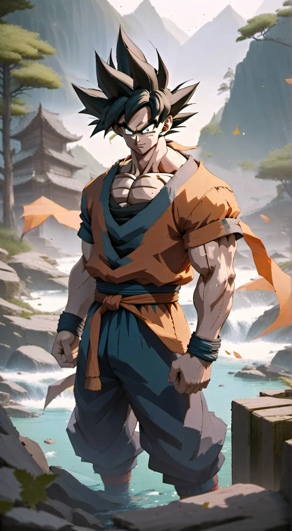 ai character: goku background