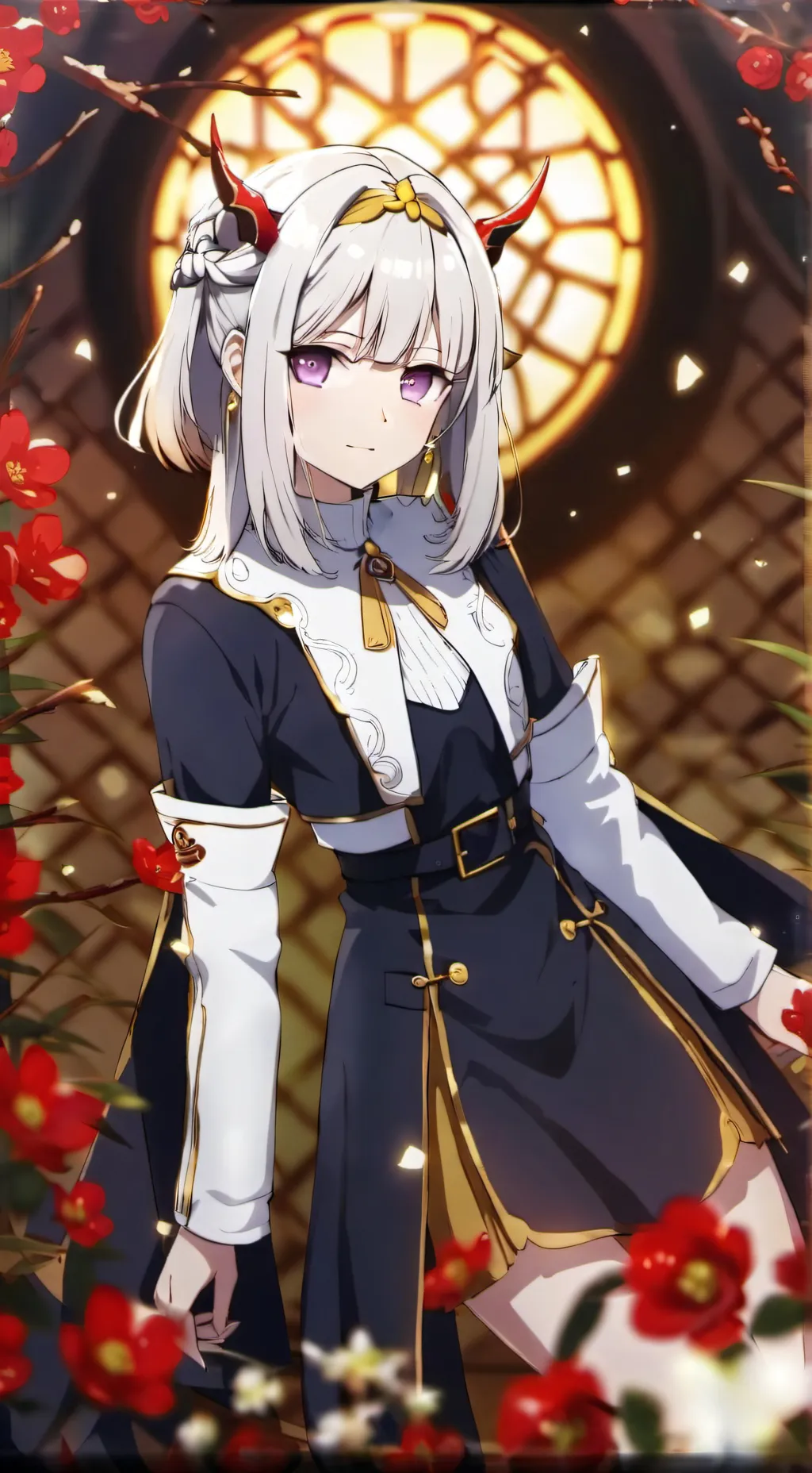 ai character: demon slayer  background