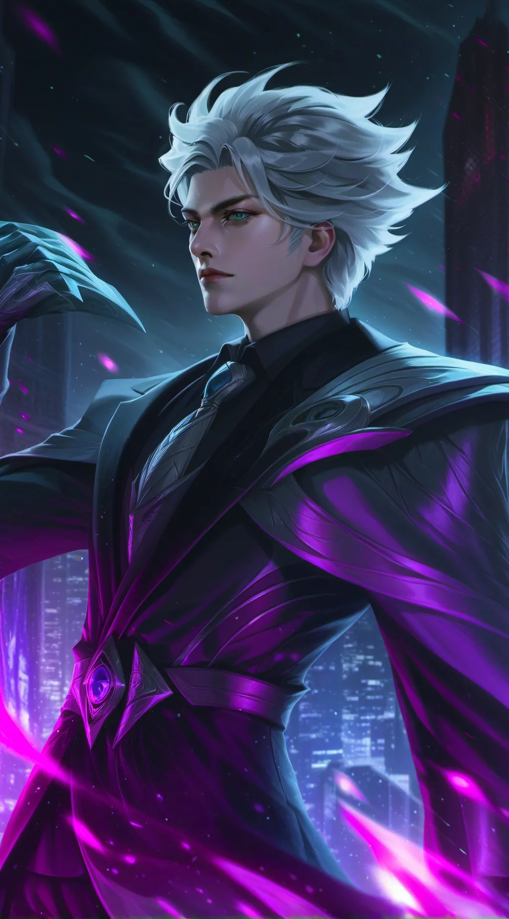 ai character: ERMmm background