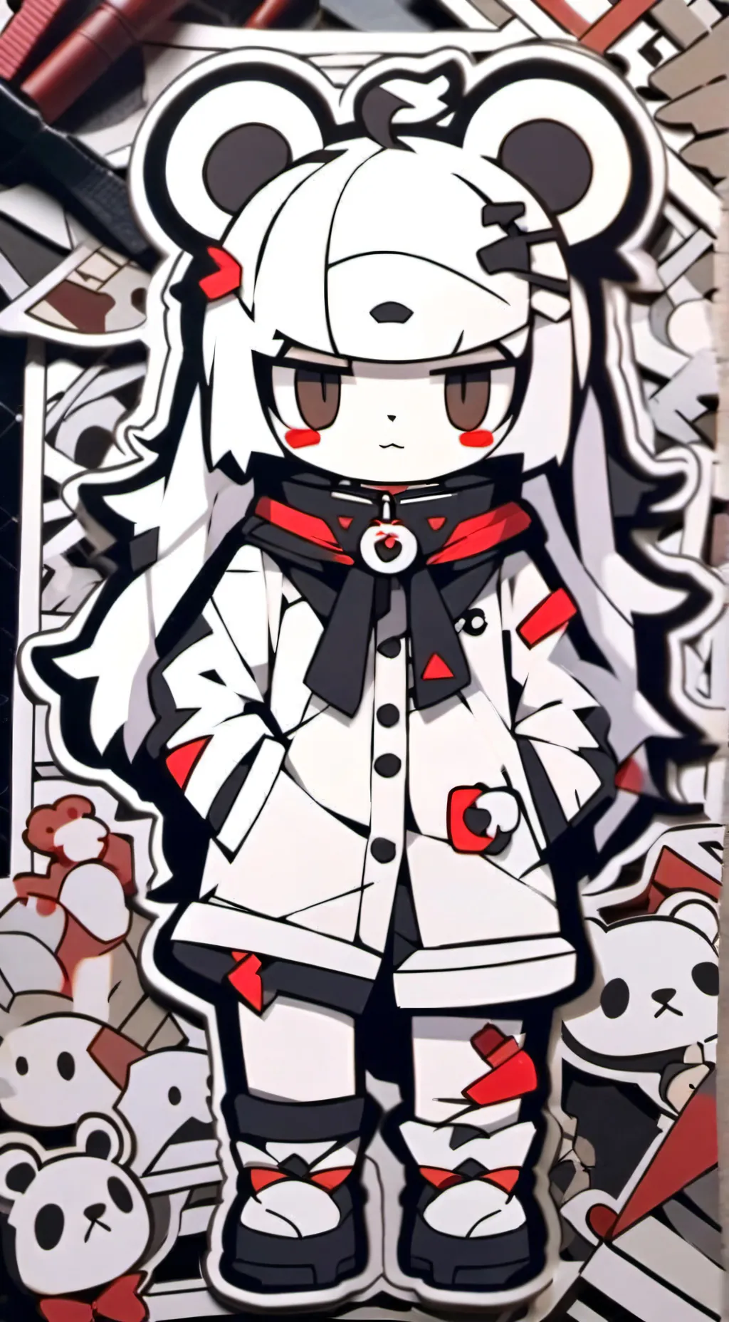 ai character: hopes peak academy background