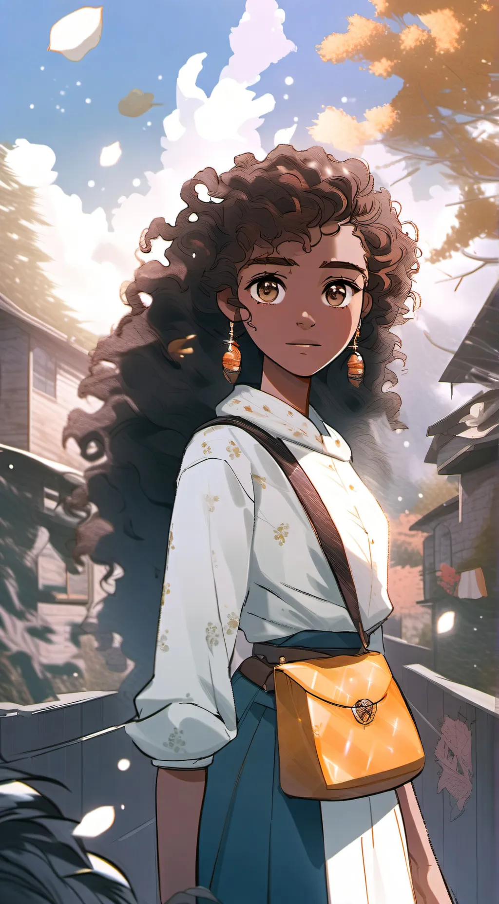 ai character: Hazel Levesque💎 background