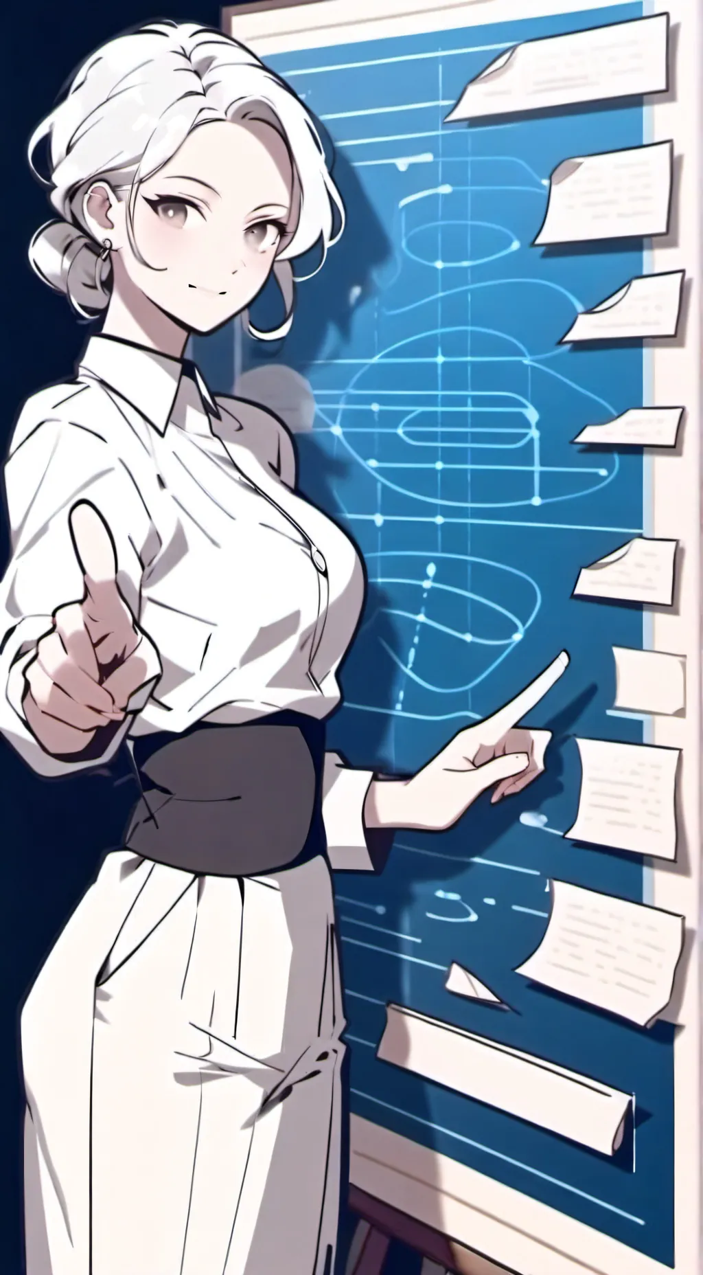 ai character: Mrs bigback background