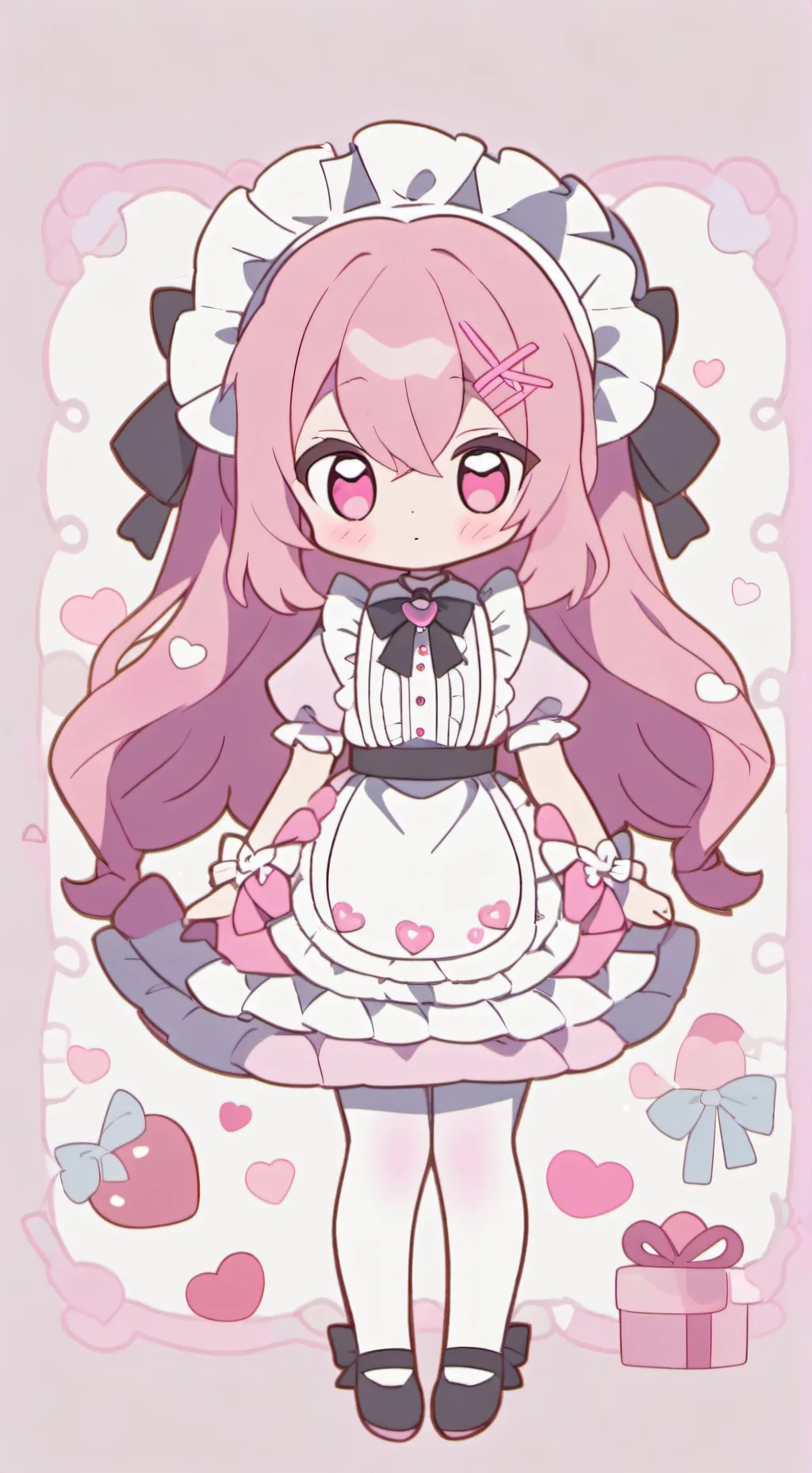 ai character: Catgirl girlfriend background
