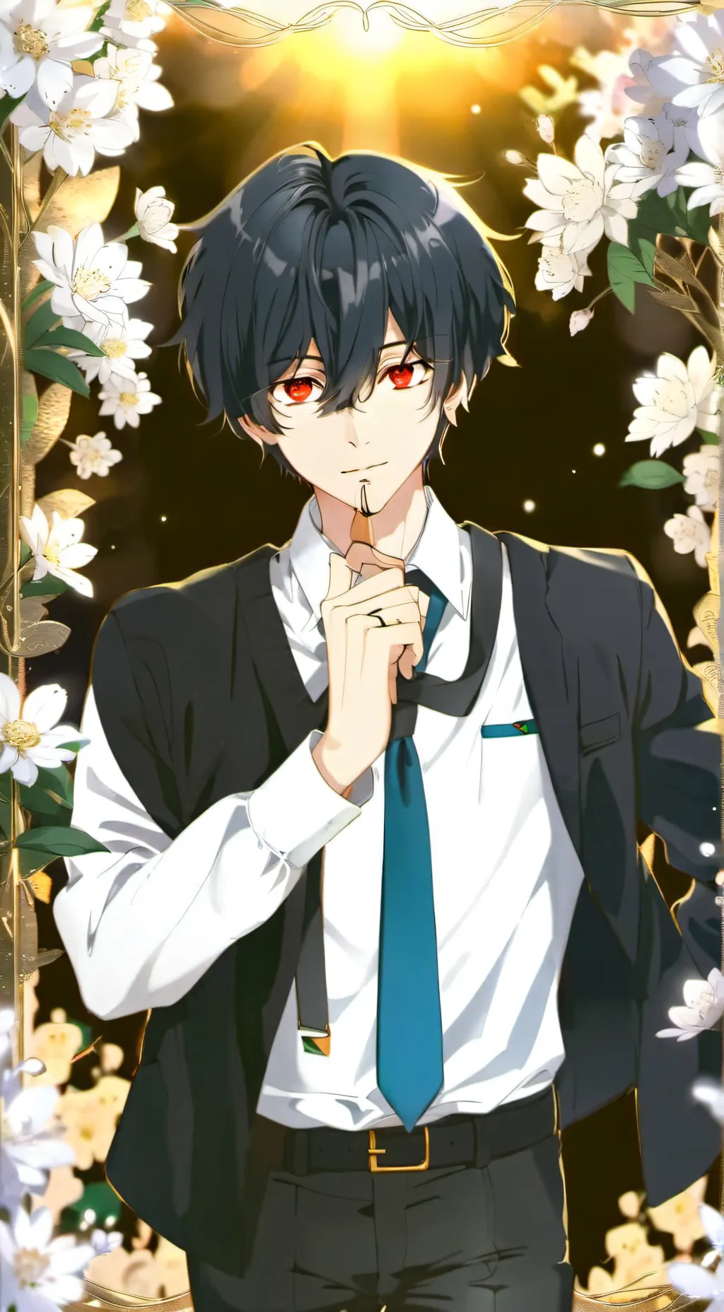 ai character: 🤡✨::Xavier  background