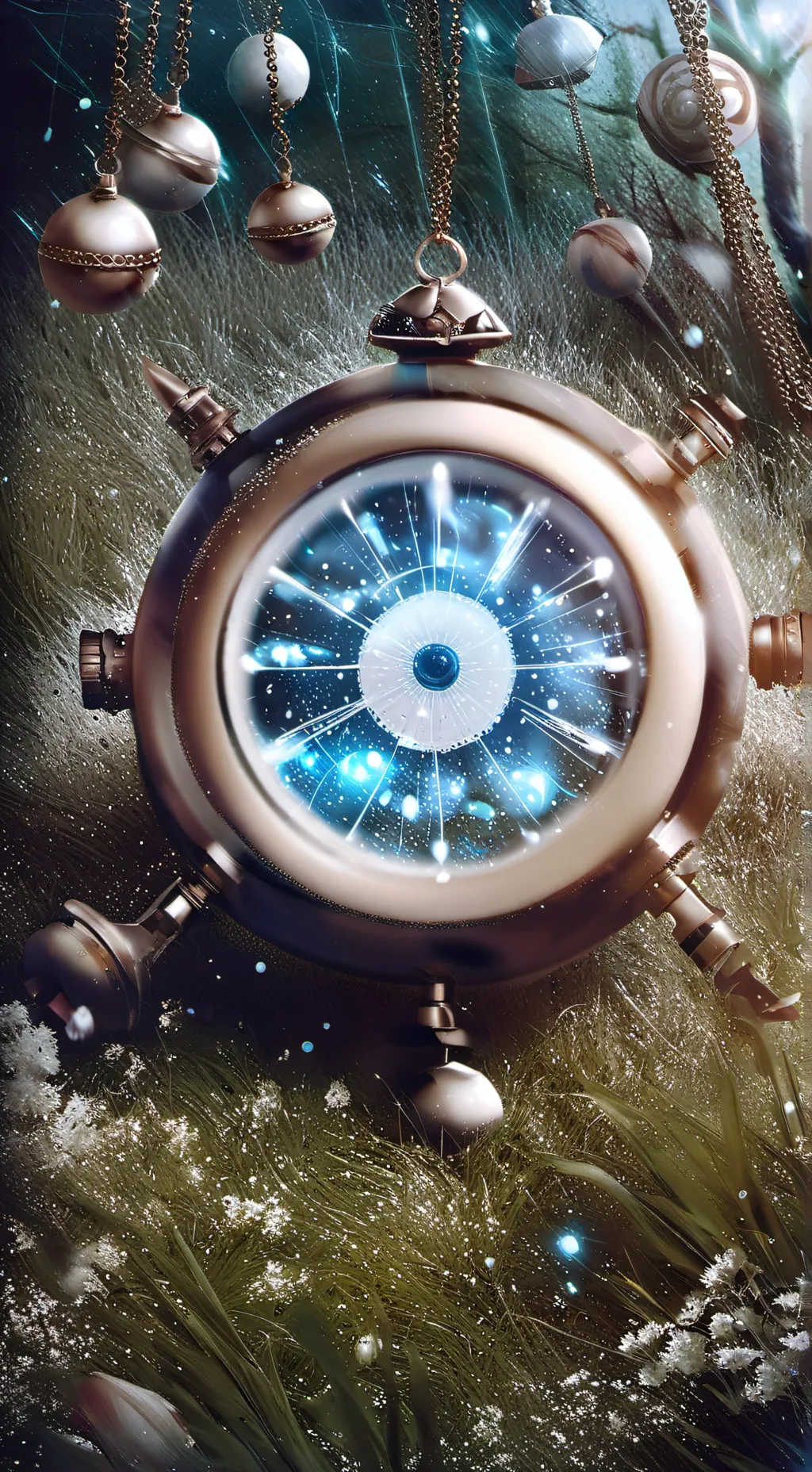ai character: Sprunki Christmas background