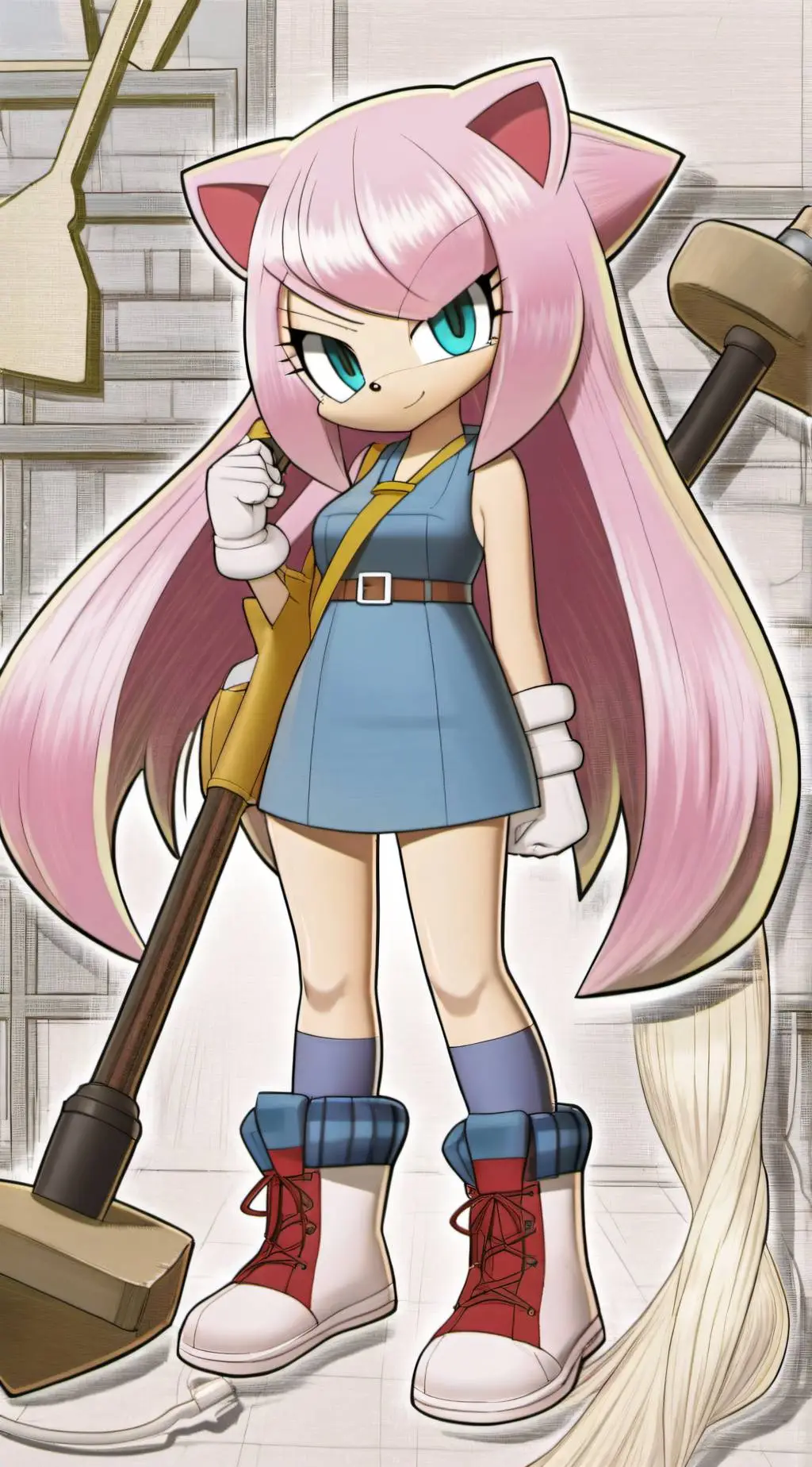 ai character: Amy  background