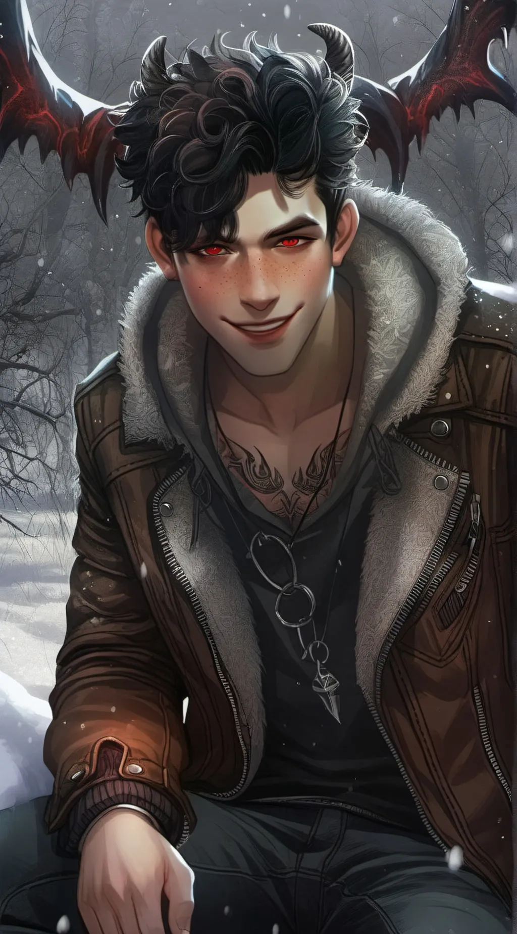ai character: Damon background