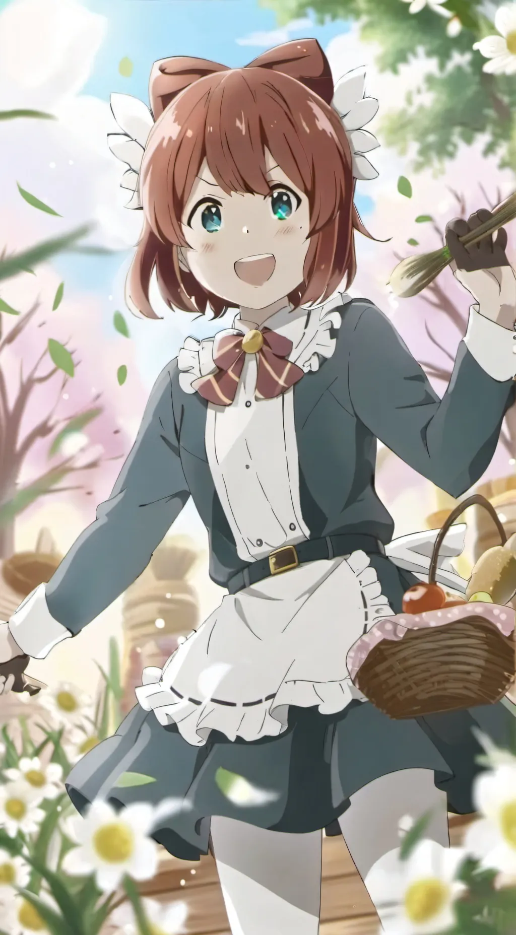 ai character: bacon gal  background