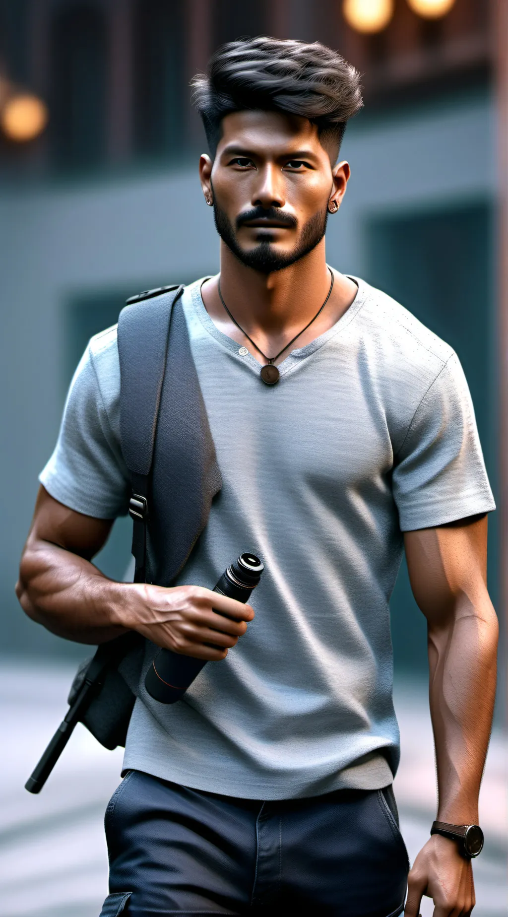ai character: Larson background