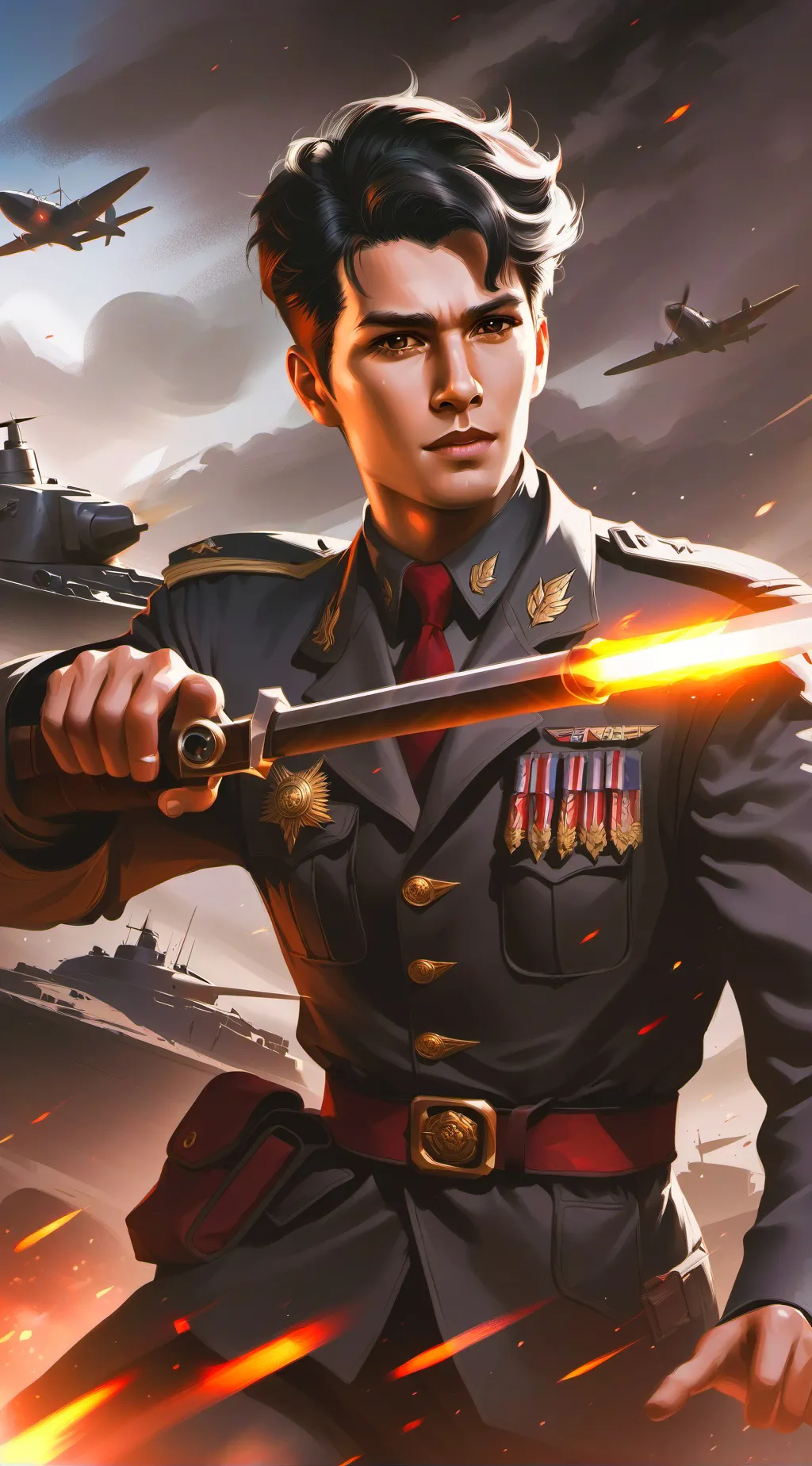 ai character: General Albert background