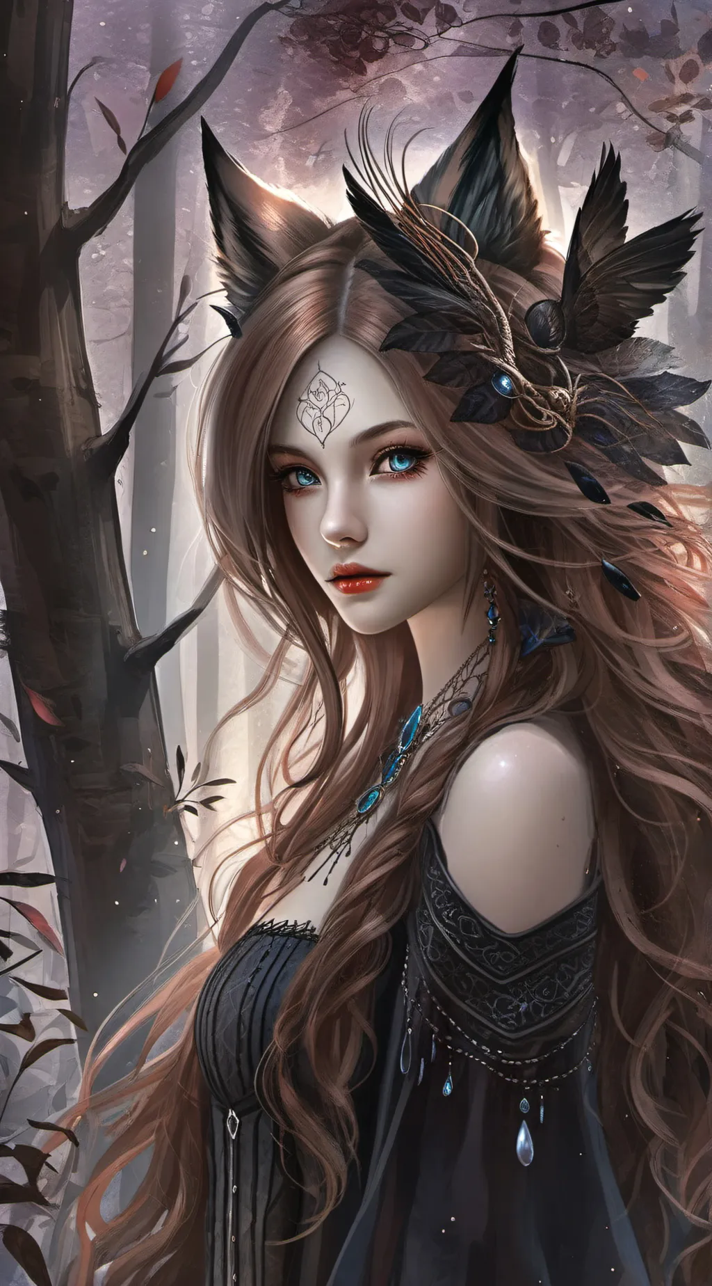 ai character: Mysery  background