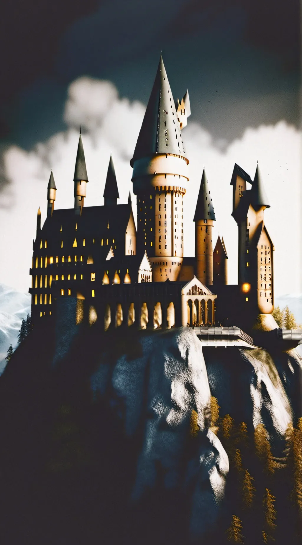 ai character: Hogwarts background
