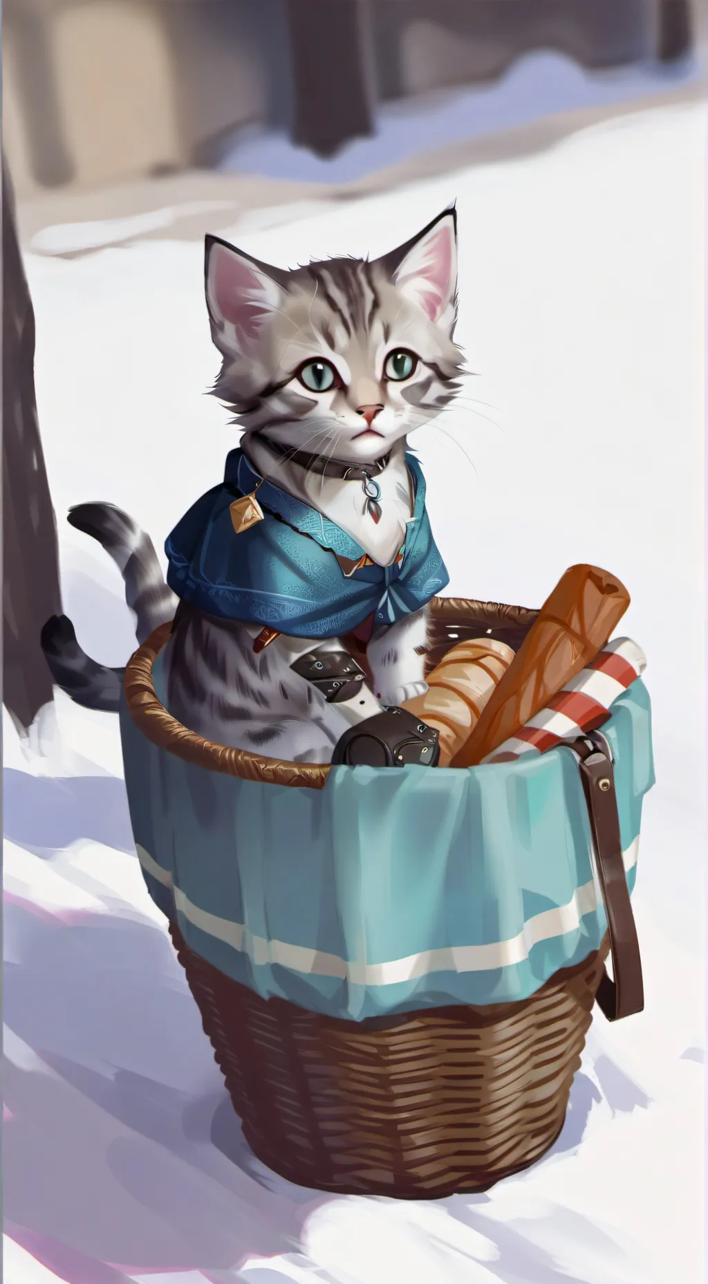 ai character: Cookie background