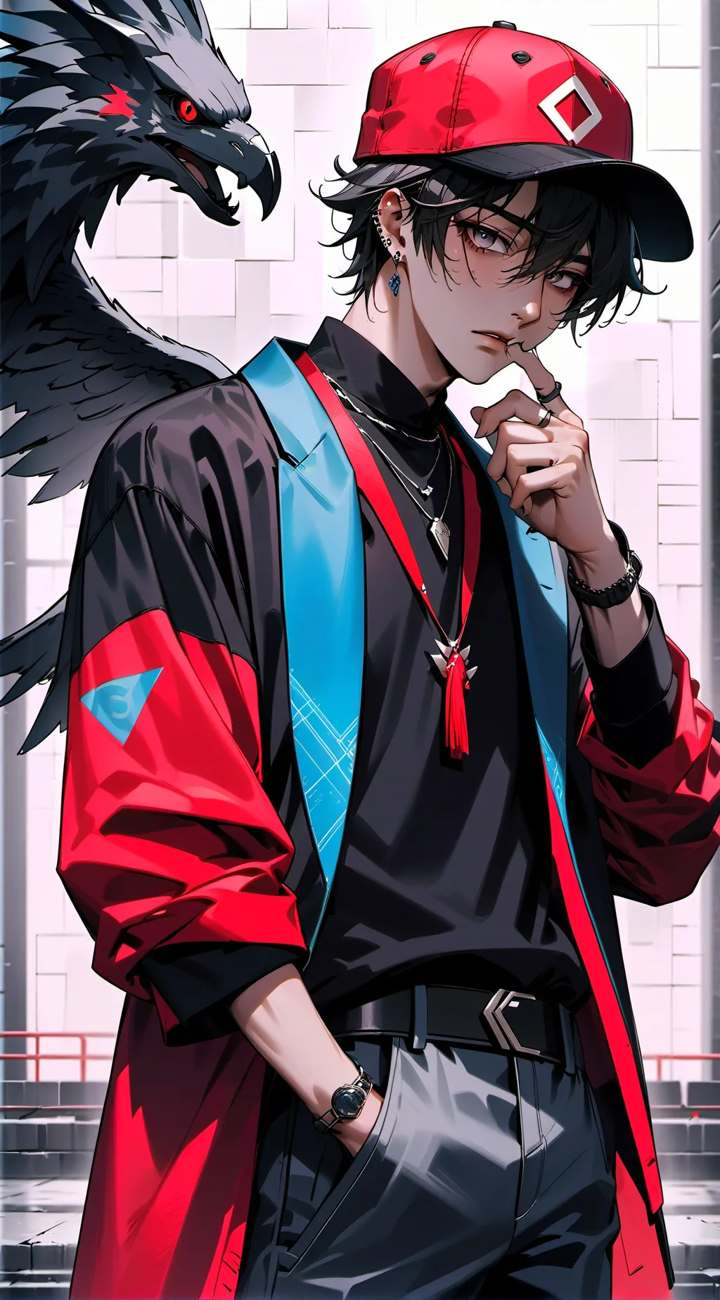 ai character: Martín  background