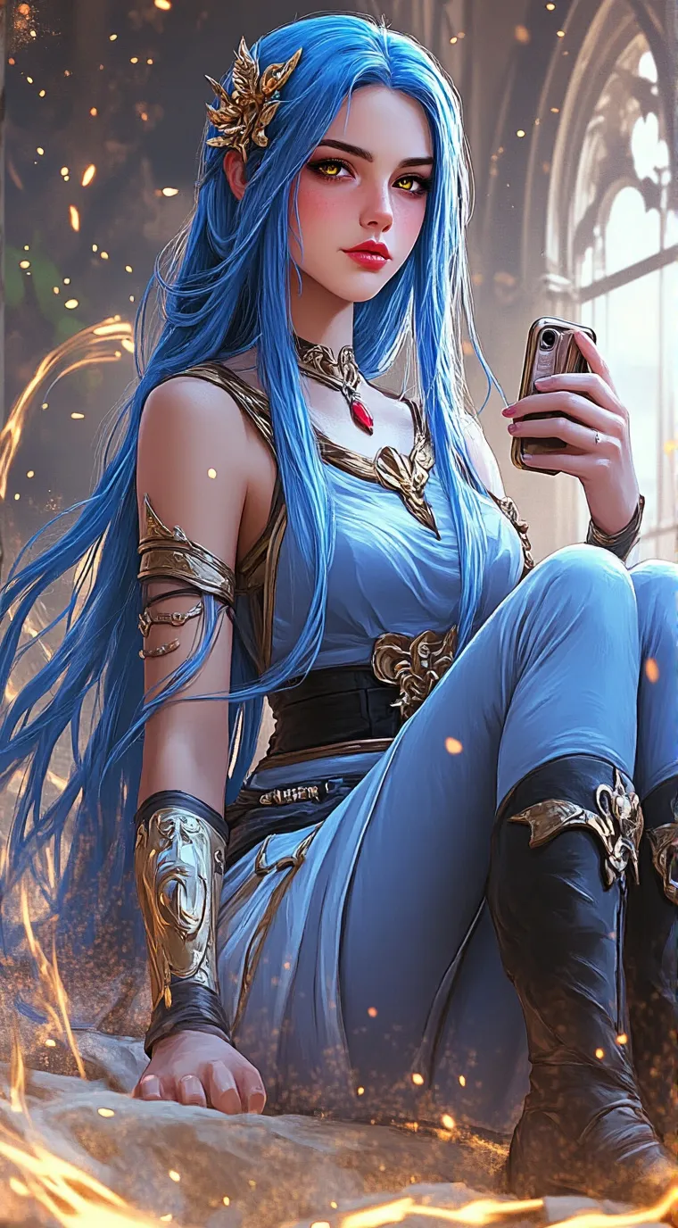 ai character: 🔮Crystal Ai🔮 background