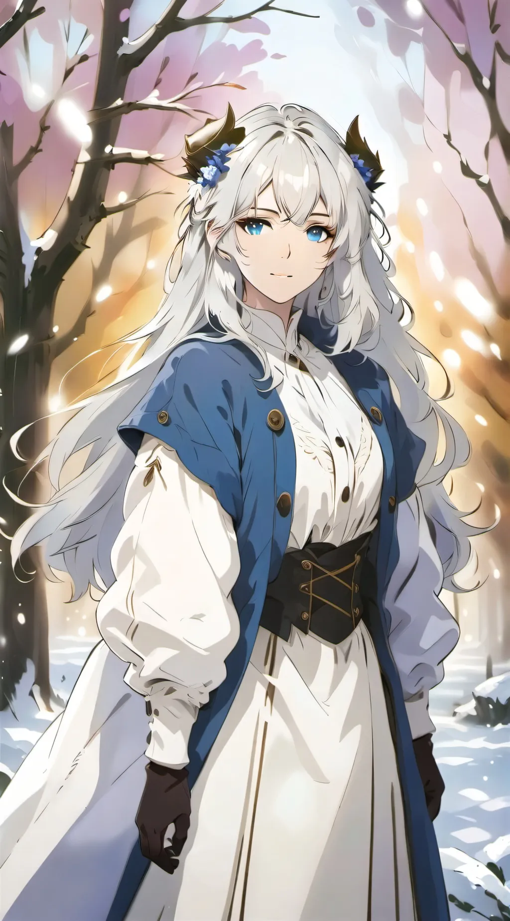ai character: Luna background