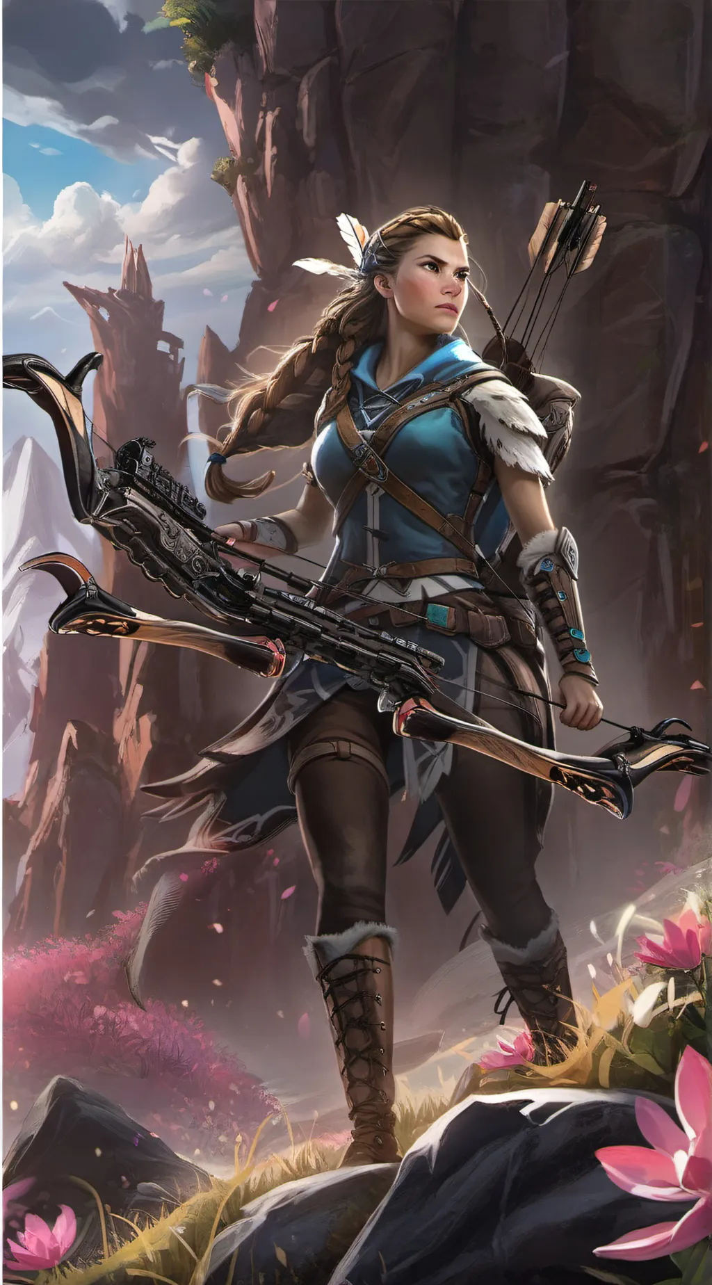 ai character: Aloy background