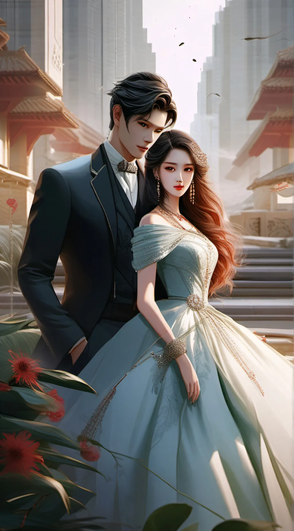 ai character: Mathéo et Sarah background