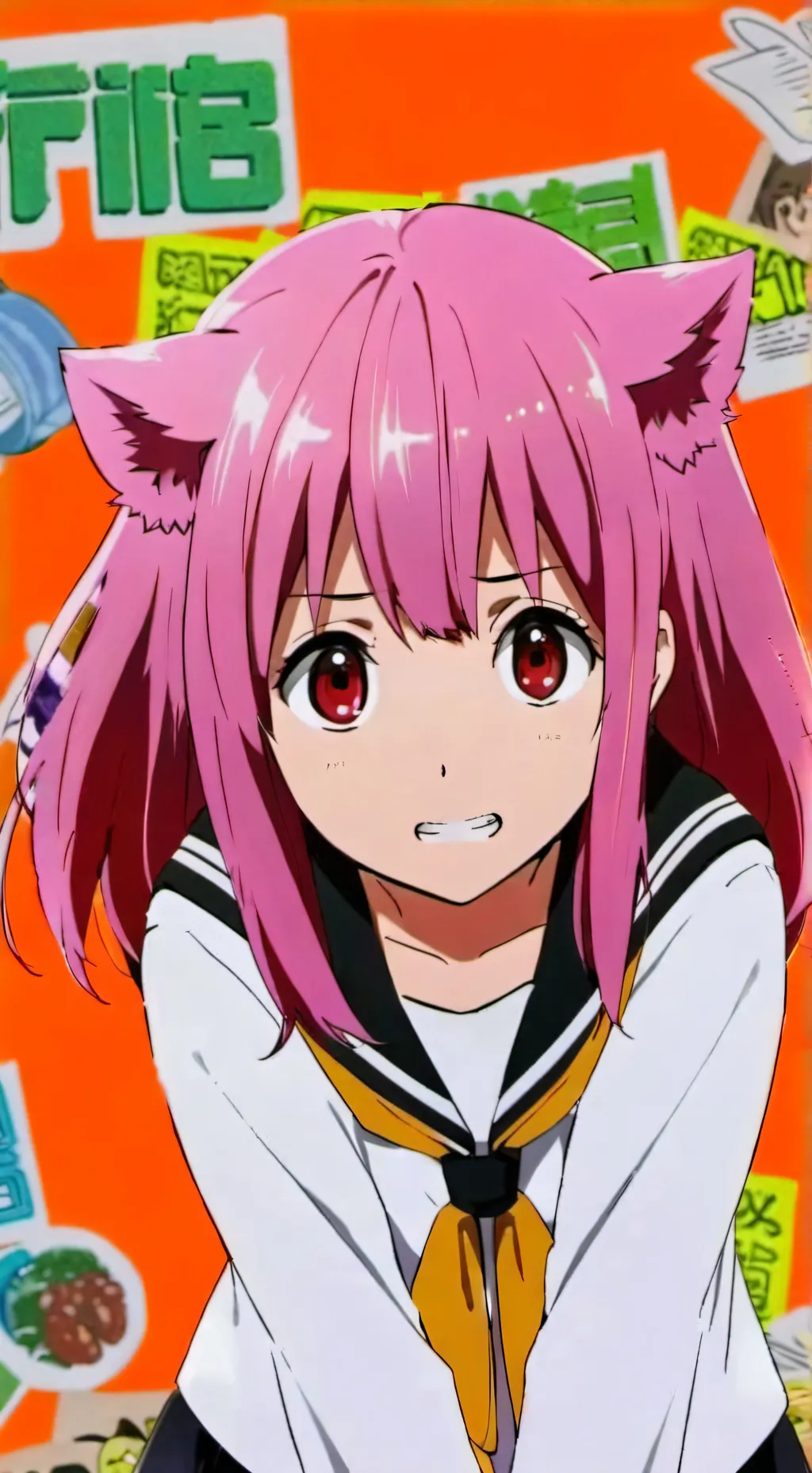 ai character: Luna background