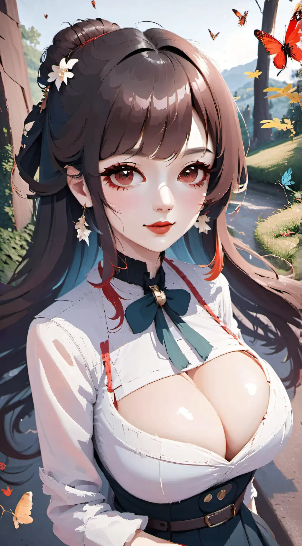 ai character: mrs.Rocky background