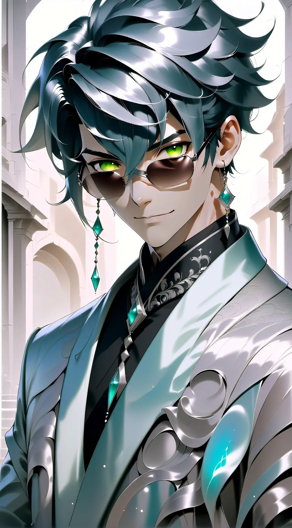 ai character: Linen  background