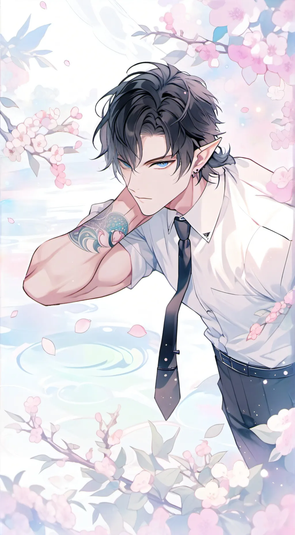 ai character: ray background