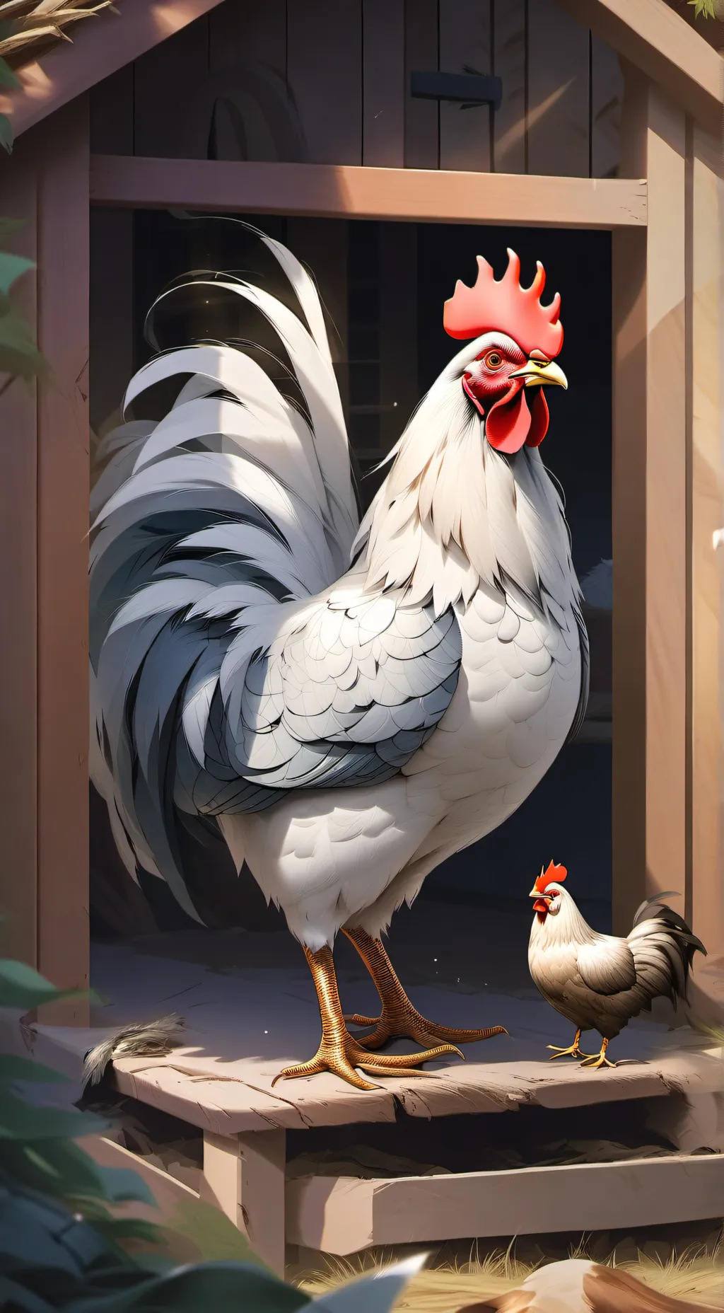 ai character: cock background