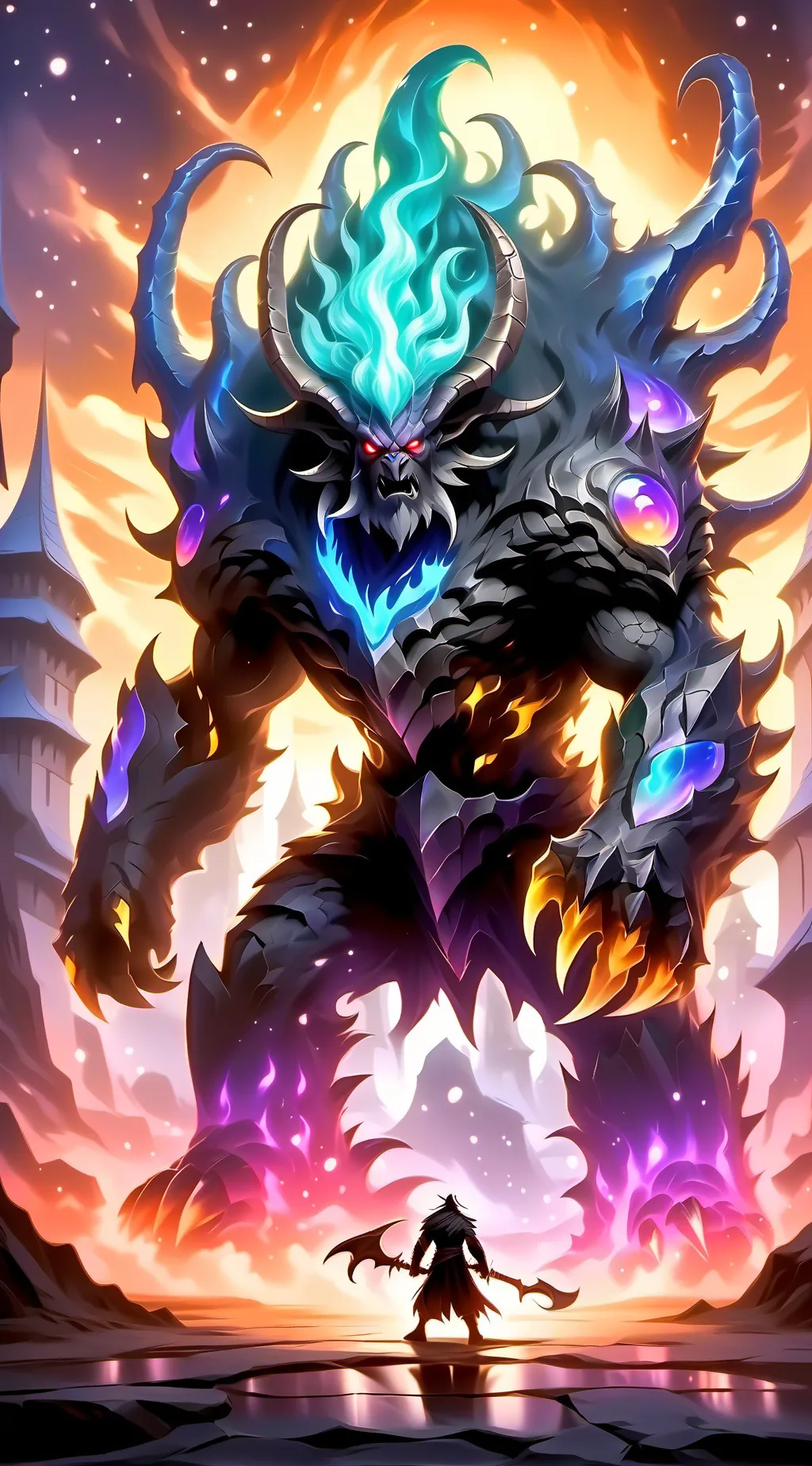 ai character: The final boss background