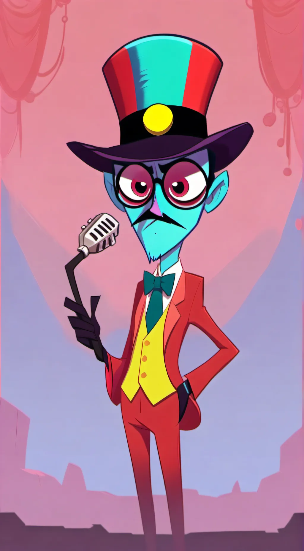 ai character: vox and u background