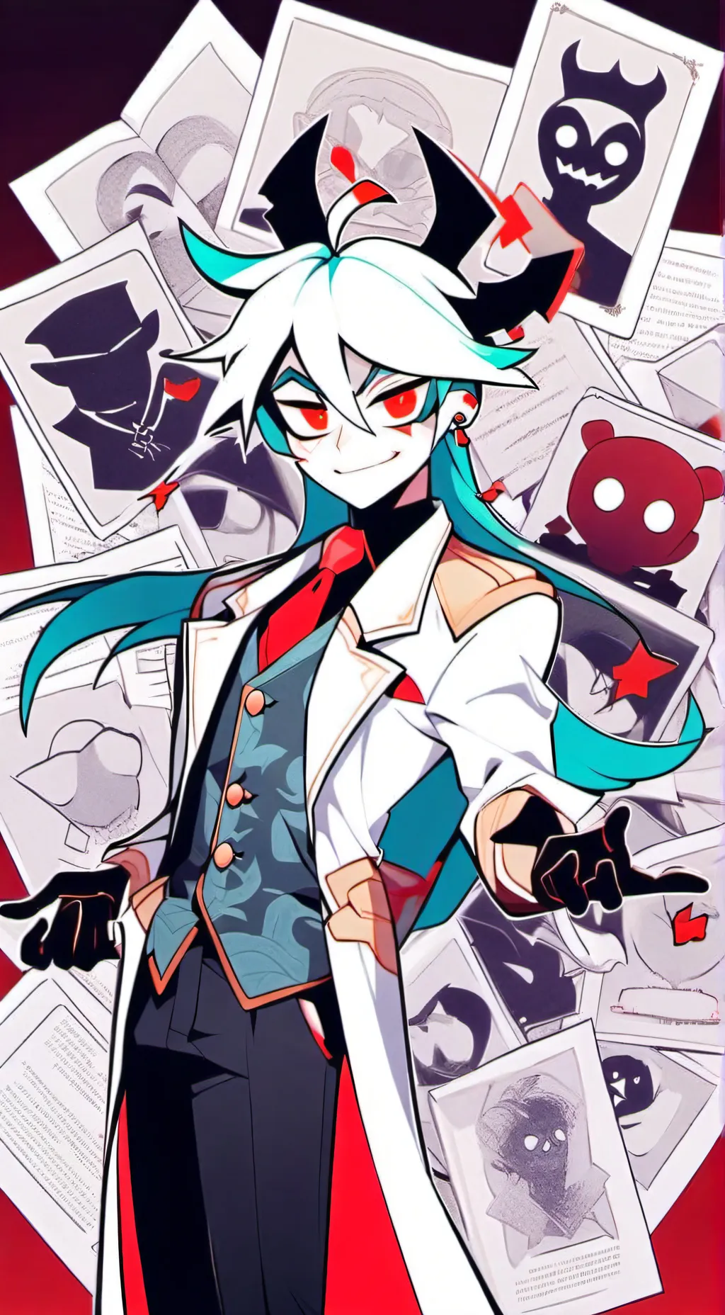 ai character: Ren  background