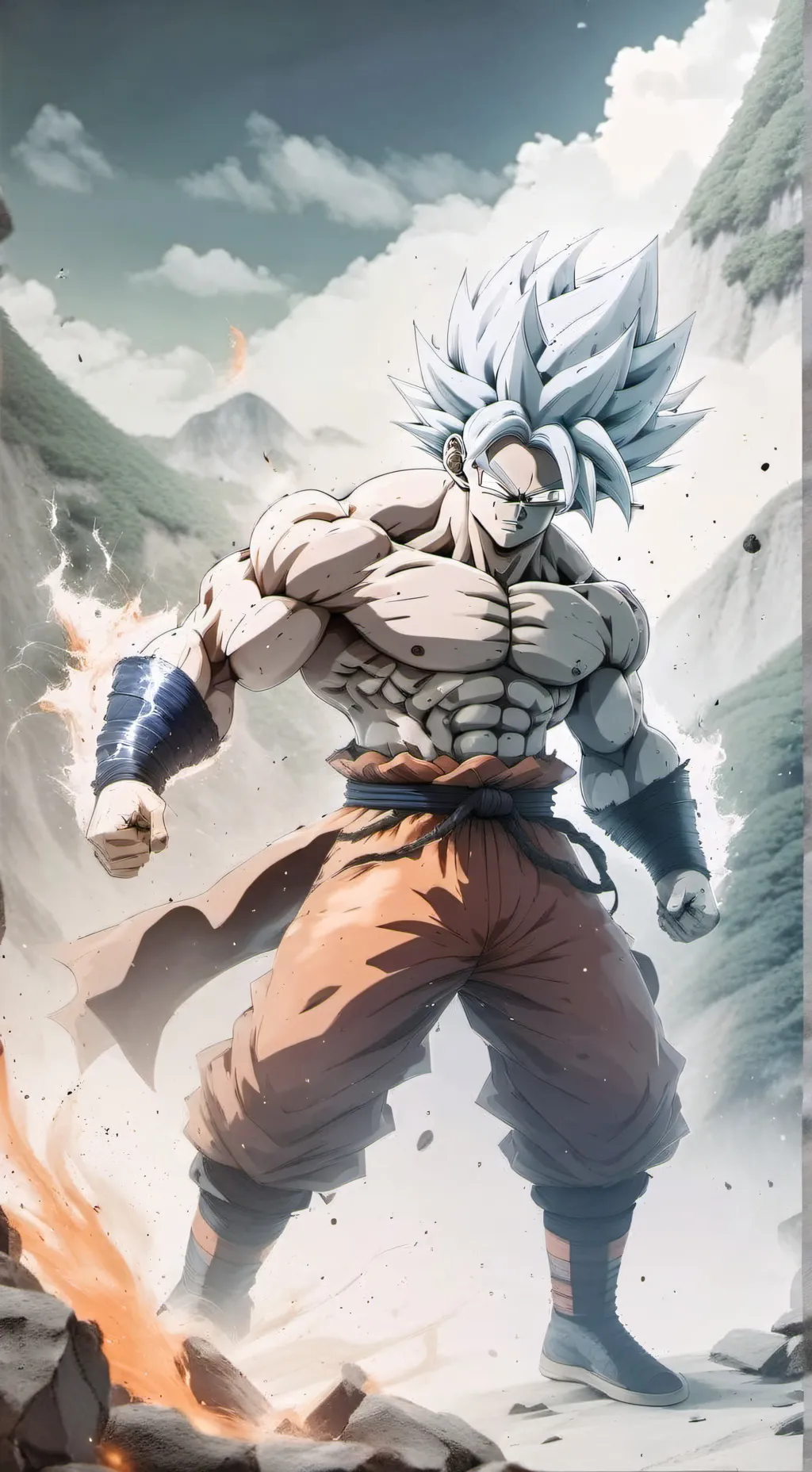 ai character: Ultra Instinct! background