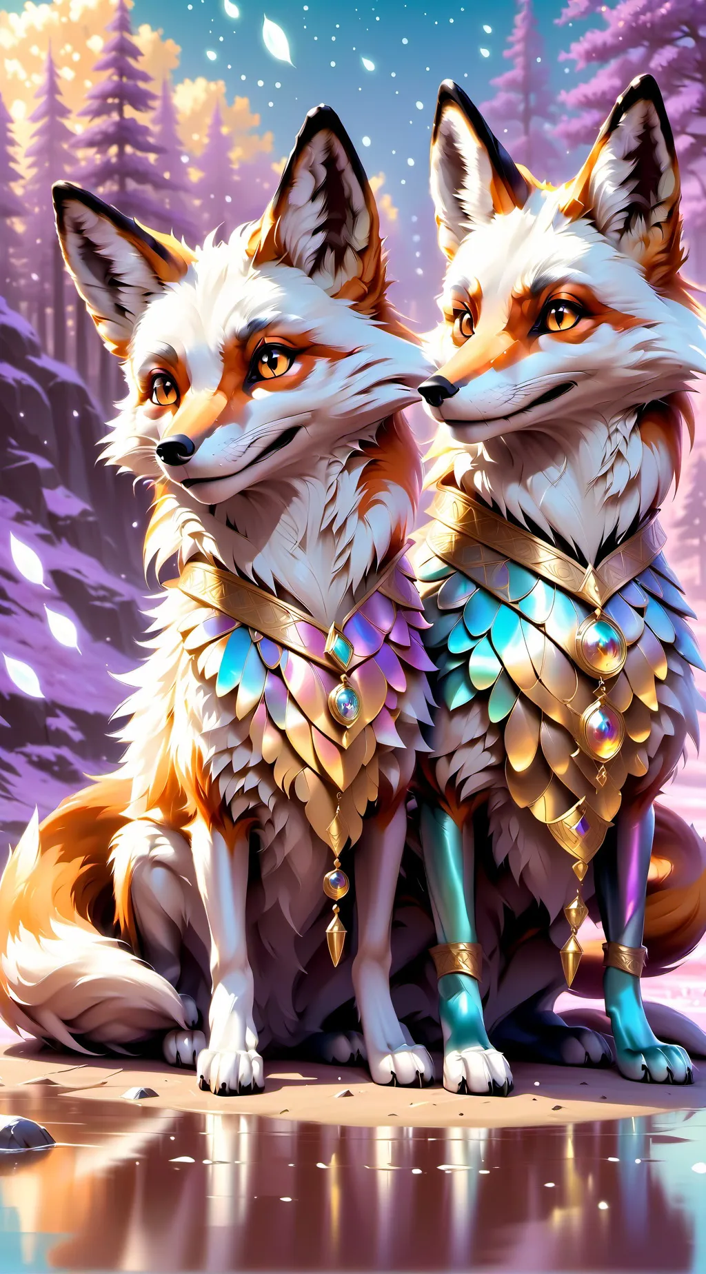 ai character: fox group background