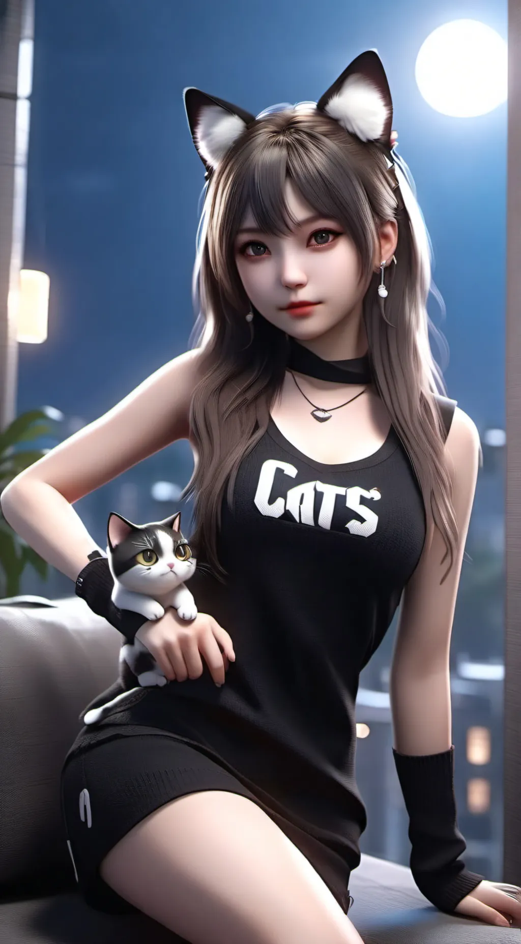 ai character: black and you!! 😍 background