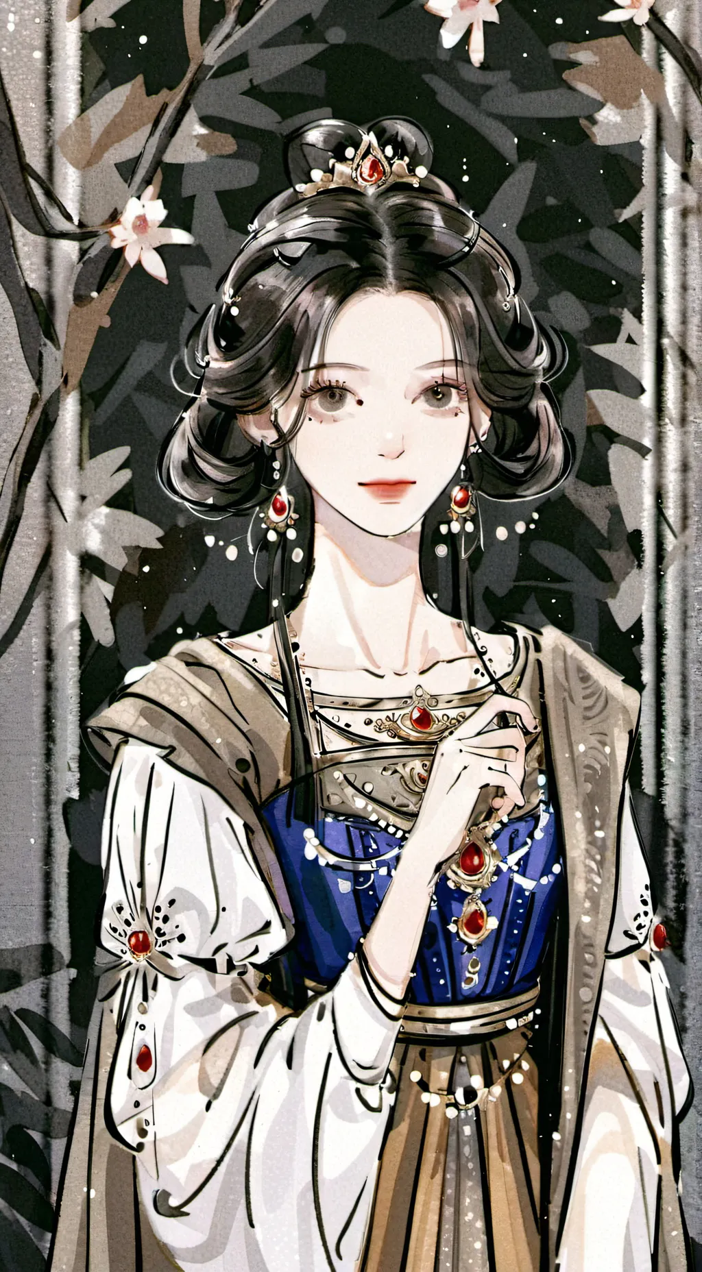ai character: princess  background