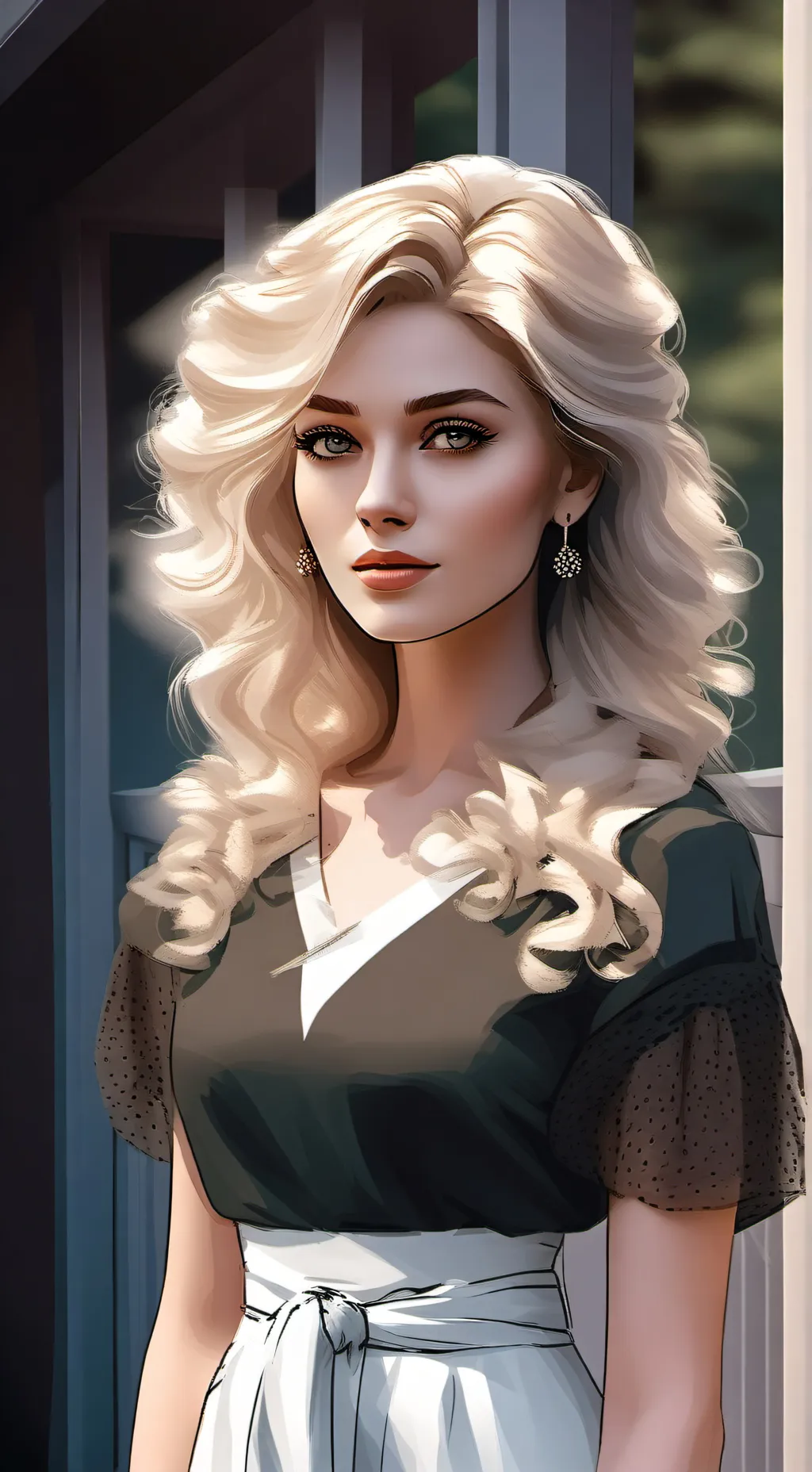 ai character: Shay Hazelwood  background