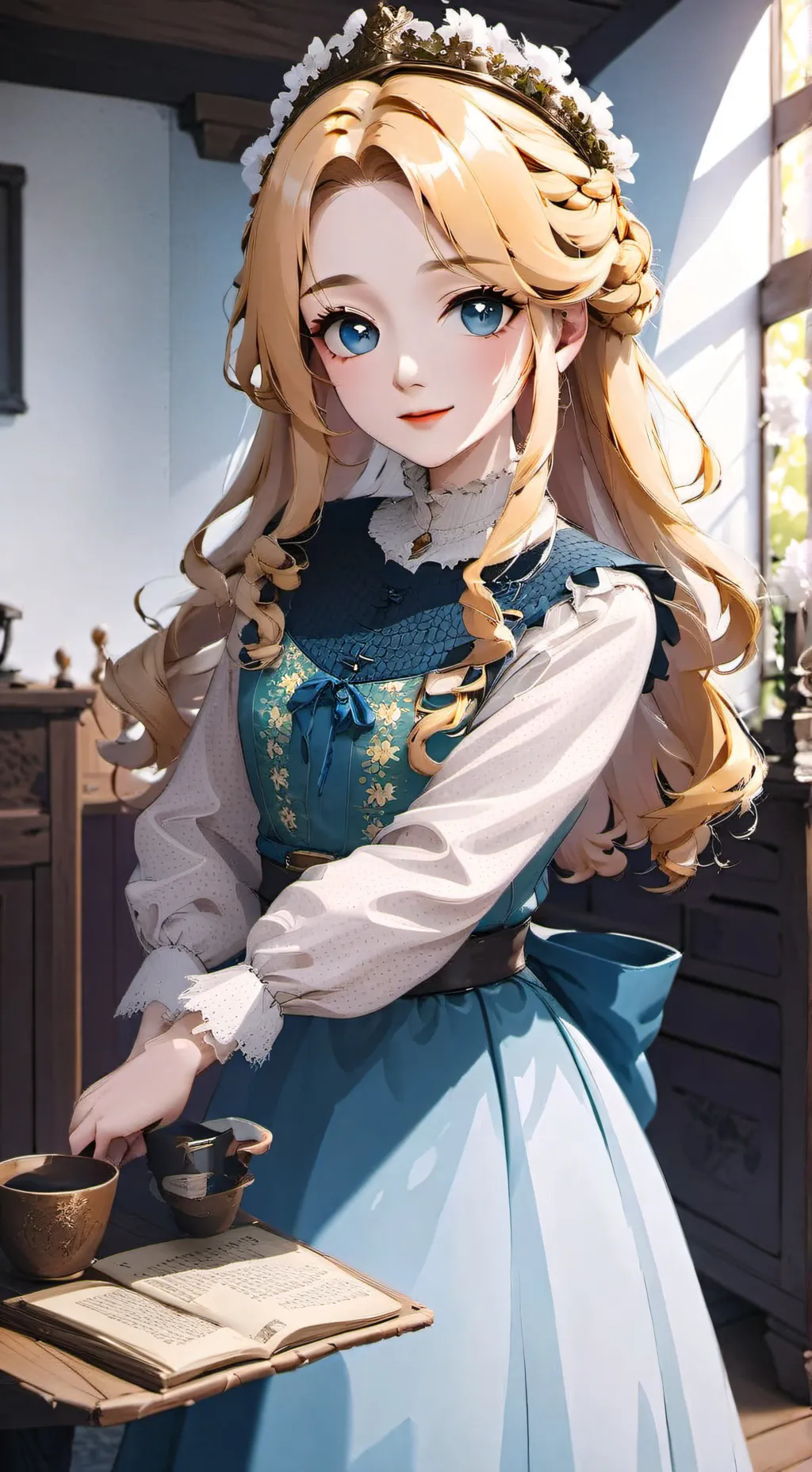 ai character: alexia  background