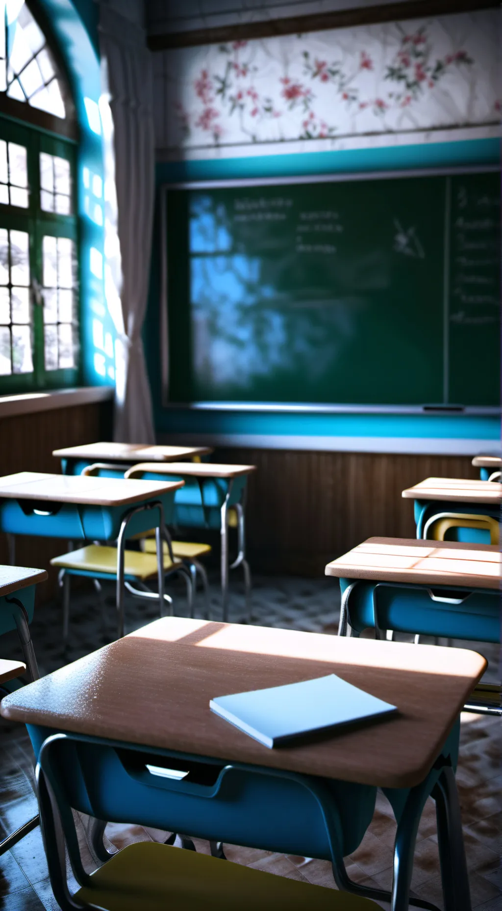 ai character: School Life  background