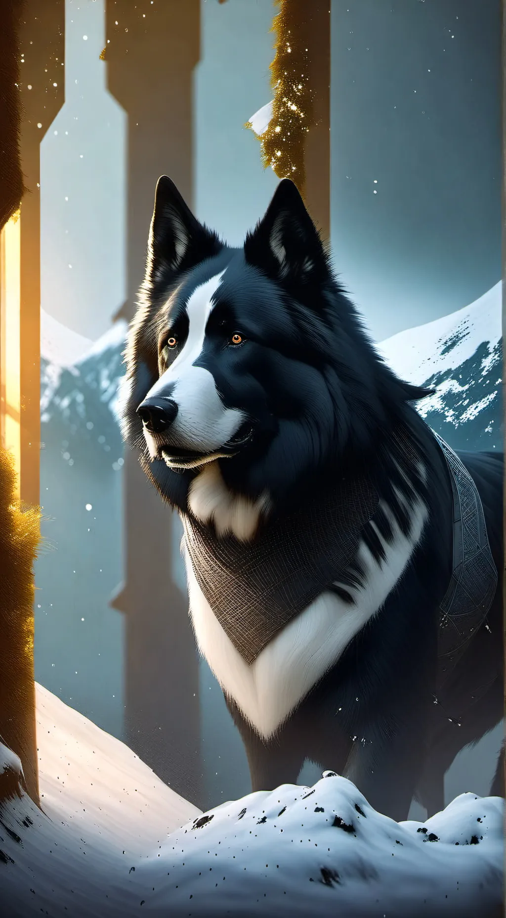 ai character: ocean*alpha* background