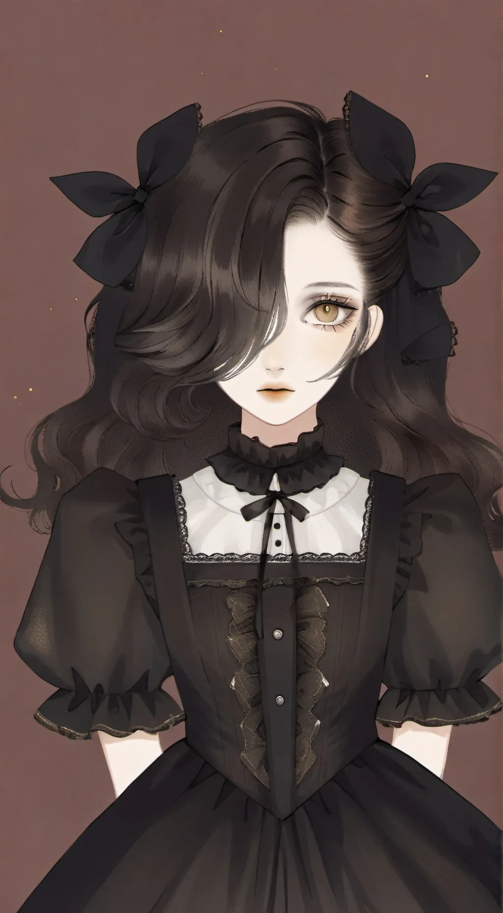 ai character: NancyAnn  background